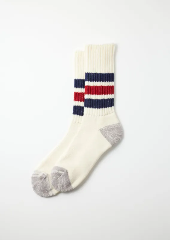 RoToTo Coarse Ribbed Old School Crew Socks sold by Alex Mill