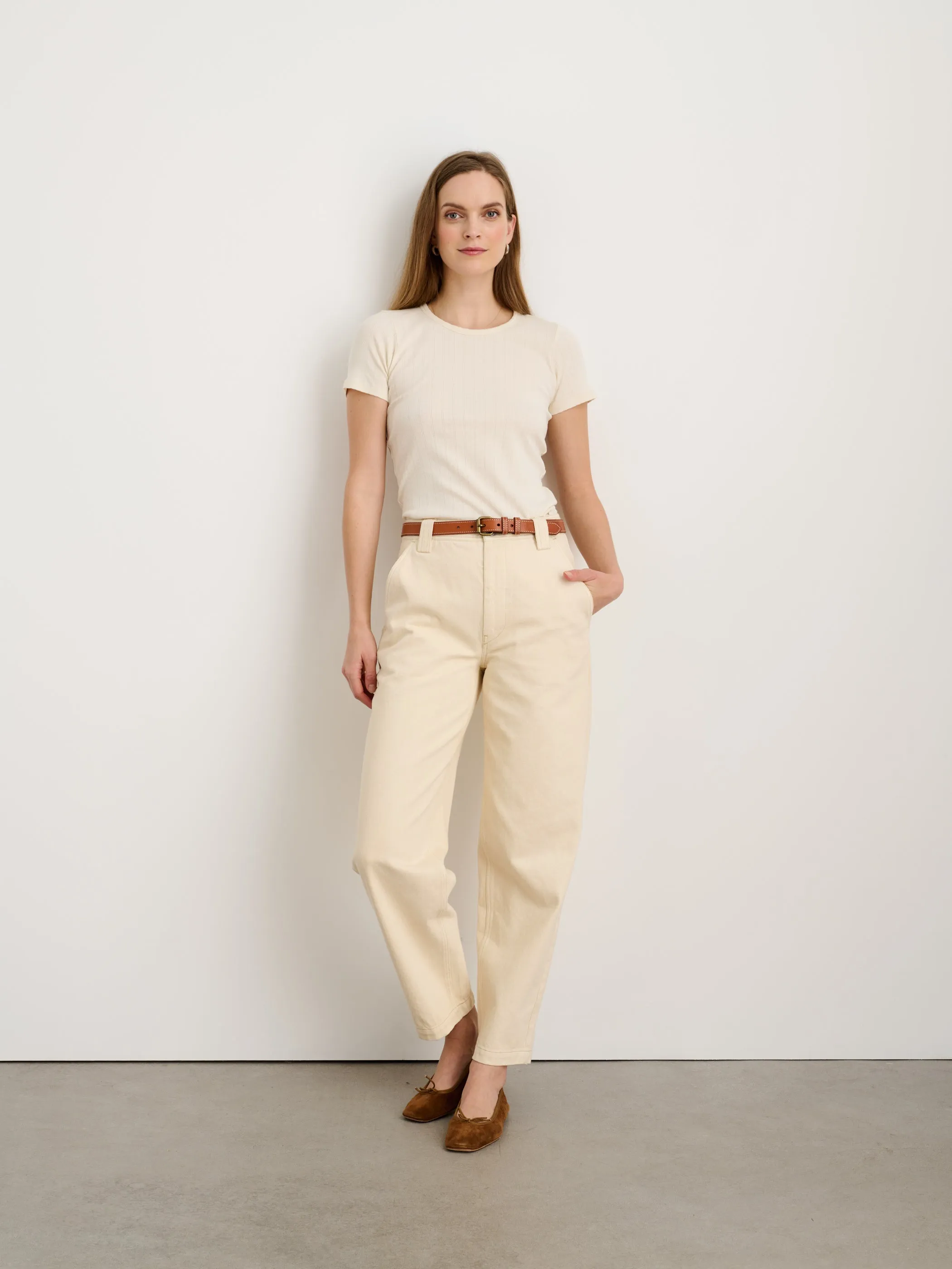 Remy Pointelle Tee sold by Alex Mill product image thumbnail 2