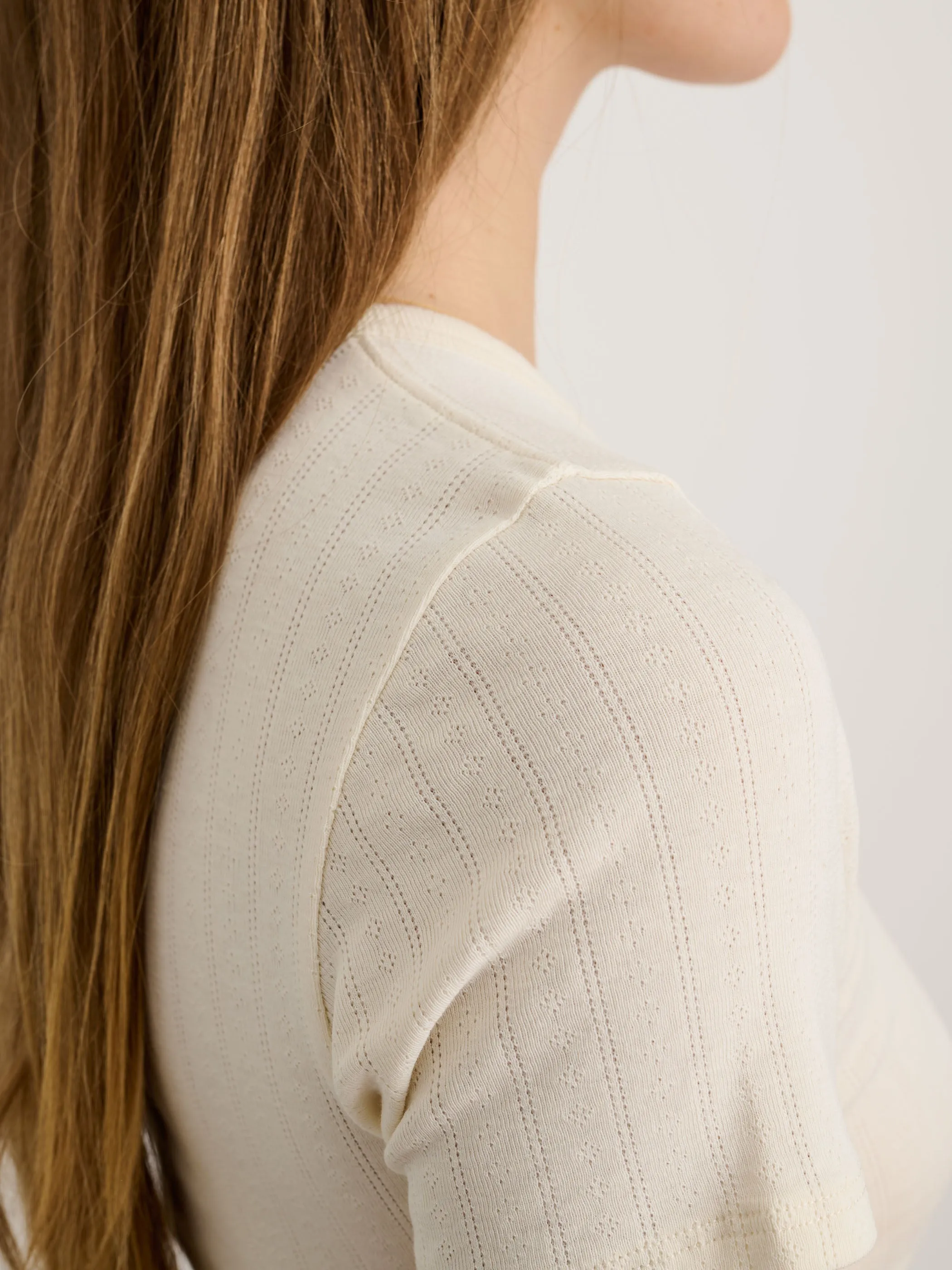 Remy Pointelle Tee sold by Alex Mill product image thumbnail 5