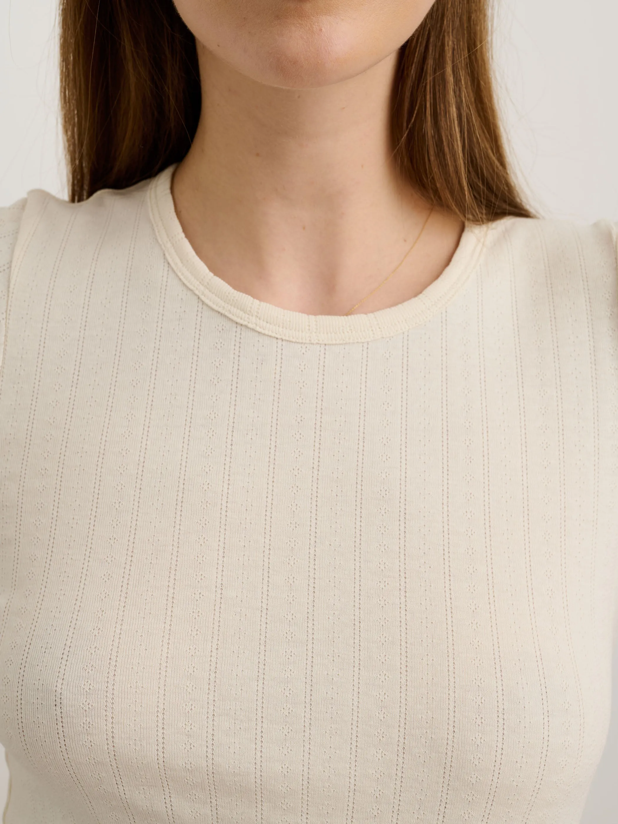 Remy Pointelle Tee sold by Alex Mill product image thumbnail 4