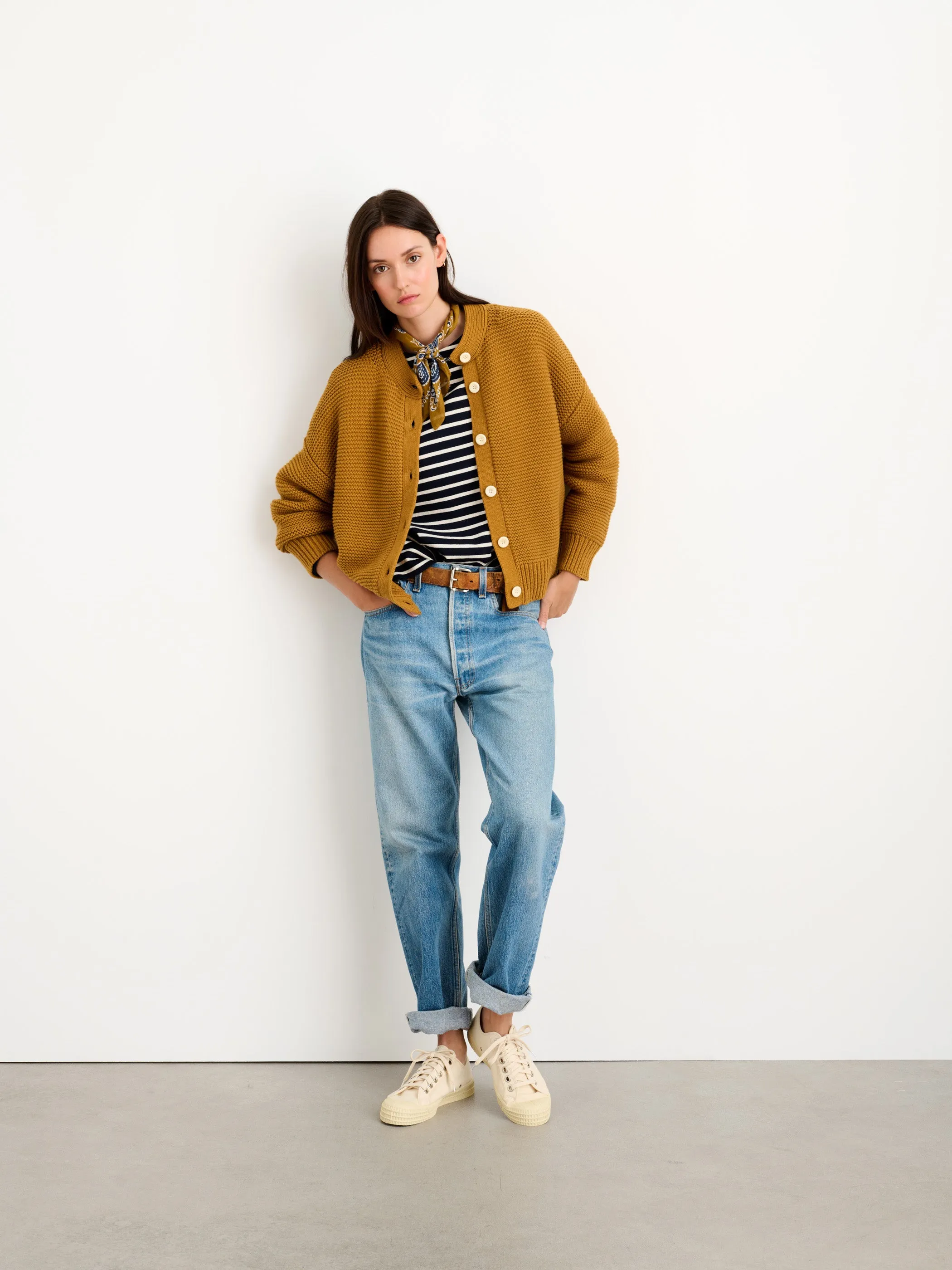 Nico Cardigan in Cotton sold by Alex Mill product image thumbnail 2