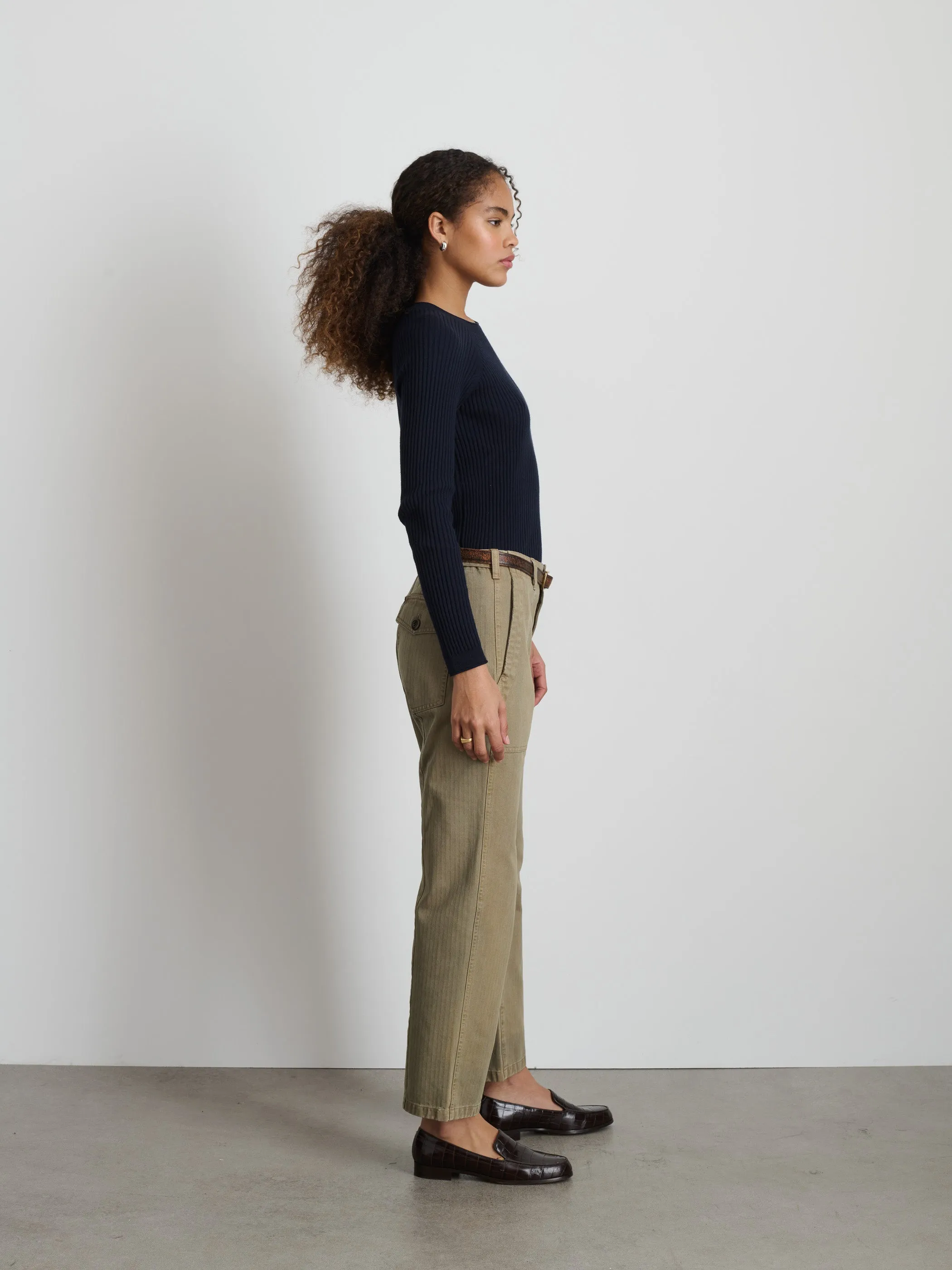 Ribbed Crewneck Sweater sold by Alex Mill product image thumbnail 4