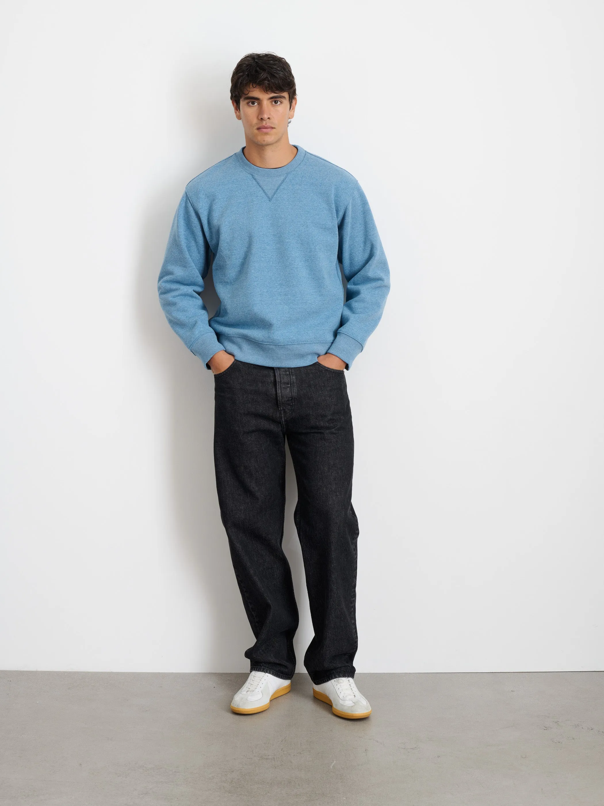Marlon Sweatshirt In Cotton Fleece sold by Alex Mill product image thumbnail 3