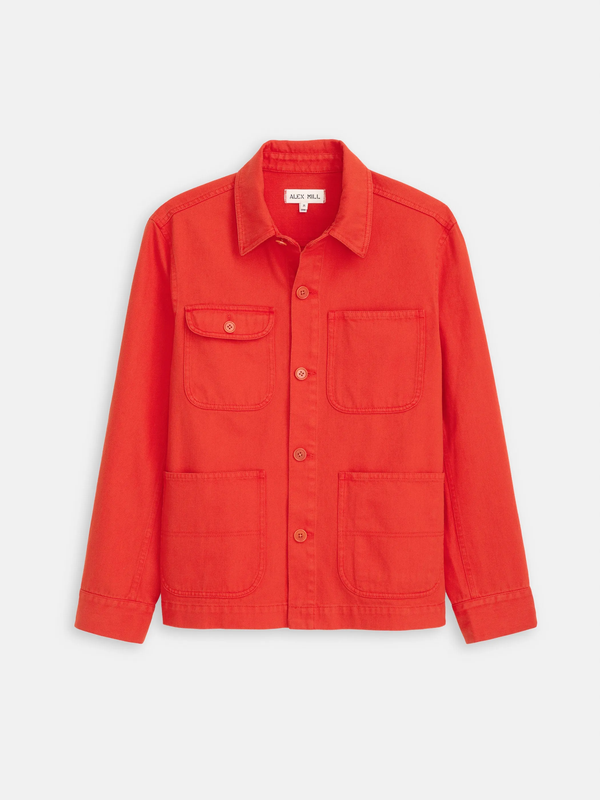 Garment Dyed Work Jacket In Recycled Denim sold by Alex Mill product image thumbnail 2