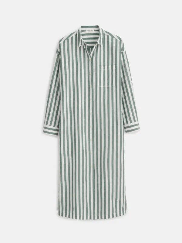 Kerry Shirtdress In Positano Stripe sold by Alex Mill