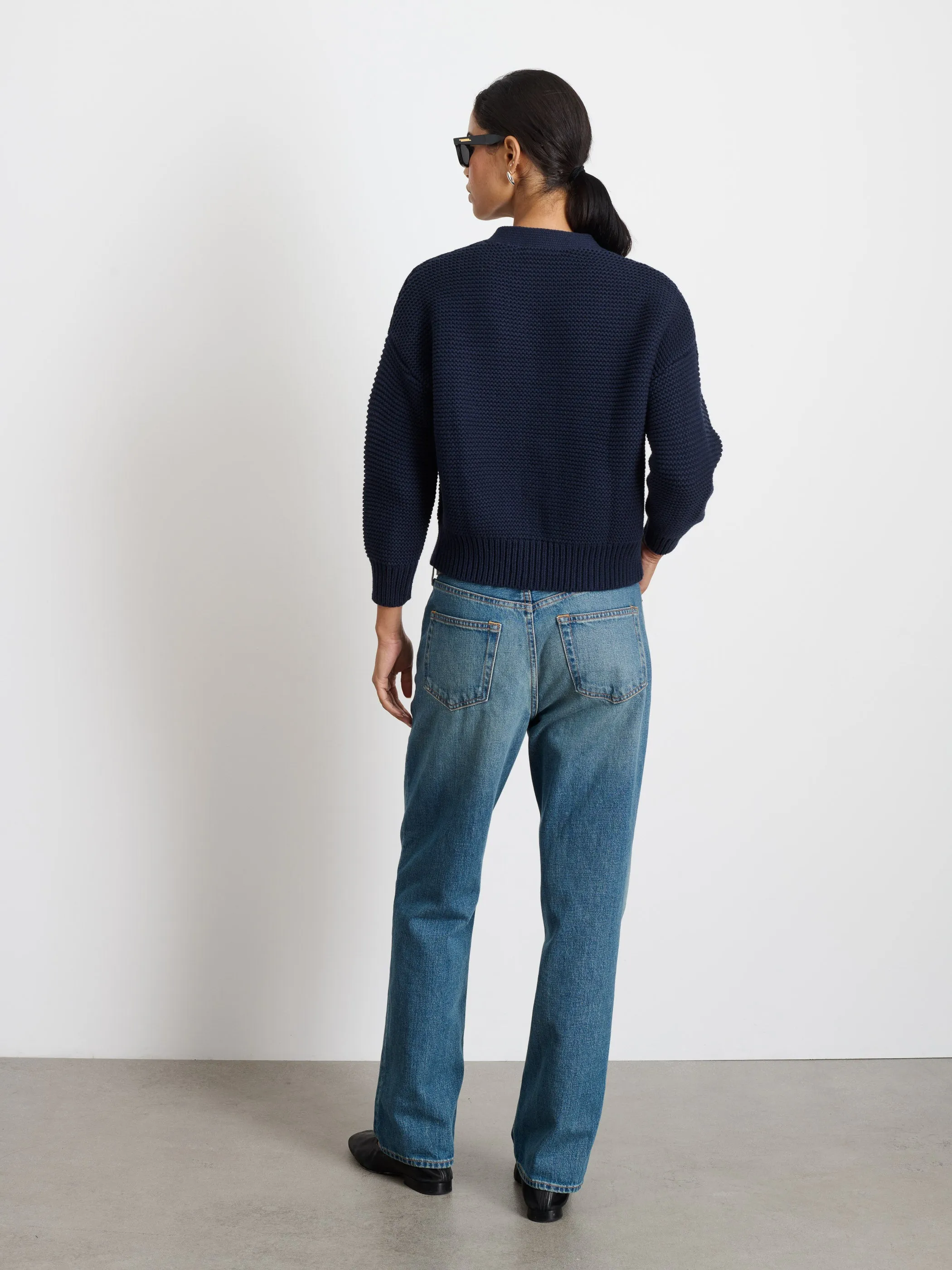 Nico Cardigan In Cotton sold by Alex Mill product image thumbnail 4