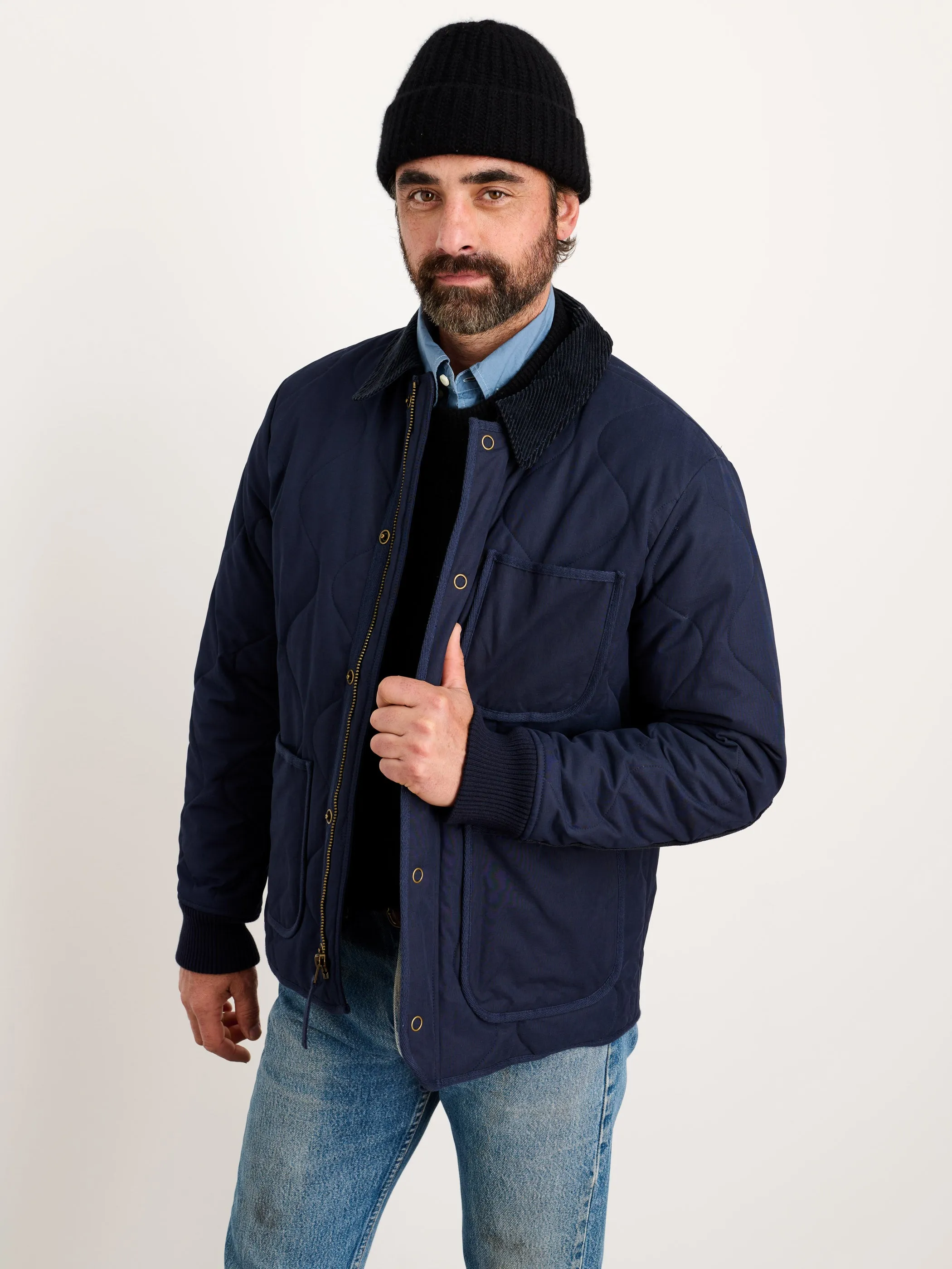 Philip Jacket in Quilted Cotton Nylon sold by Alex Mill product image thumbnail 2