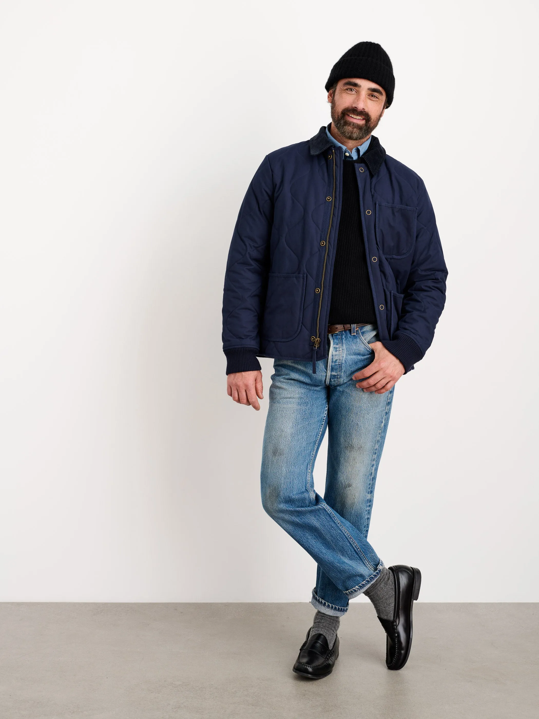 Philip Jacket in Quilted Cotton Nylon sold by Alex Mill product image thumbnail 3