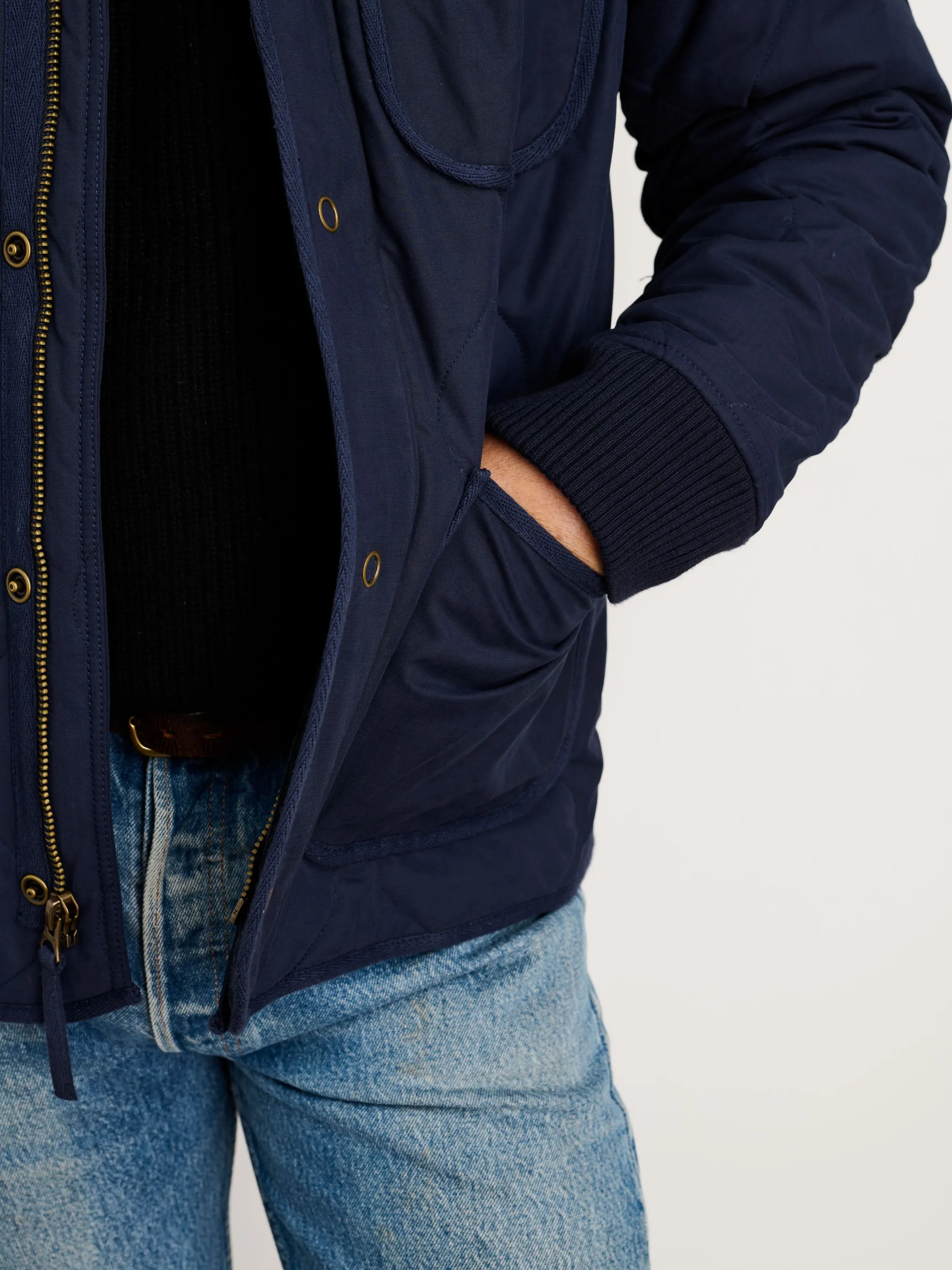 Philip Jacket in Quilted Cotton Nylon sold by Alex Mill product image thumbnail 4