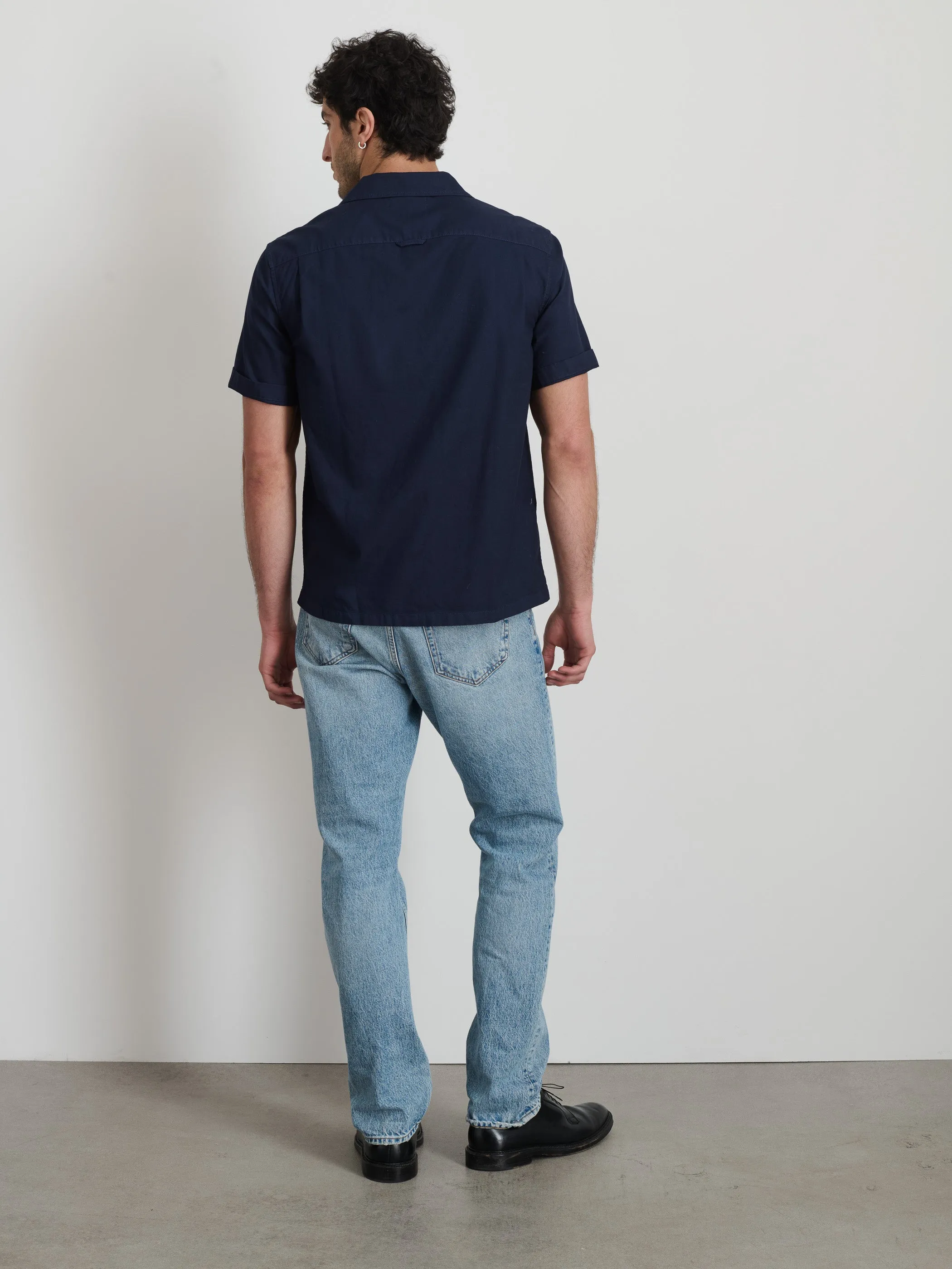 Utility Camp Shirt In Lightweight Twill sold by Alex Mill product image thumbnail 5