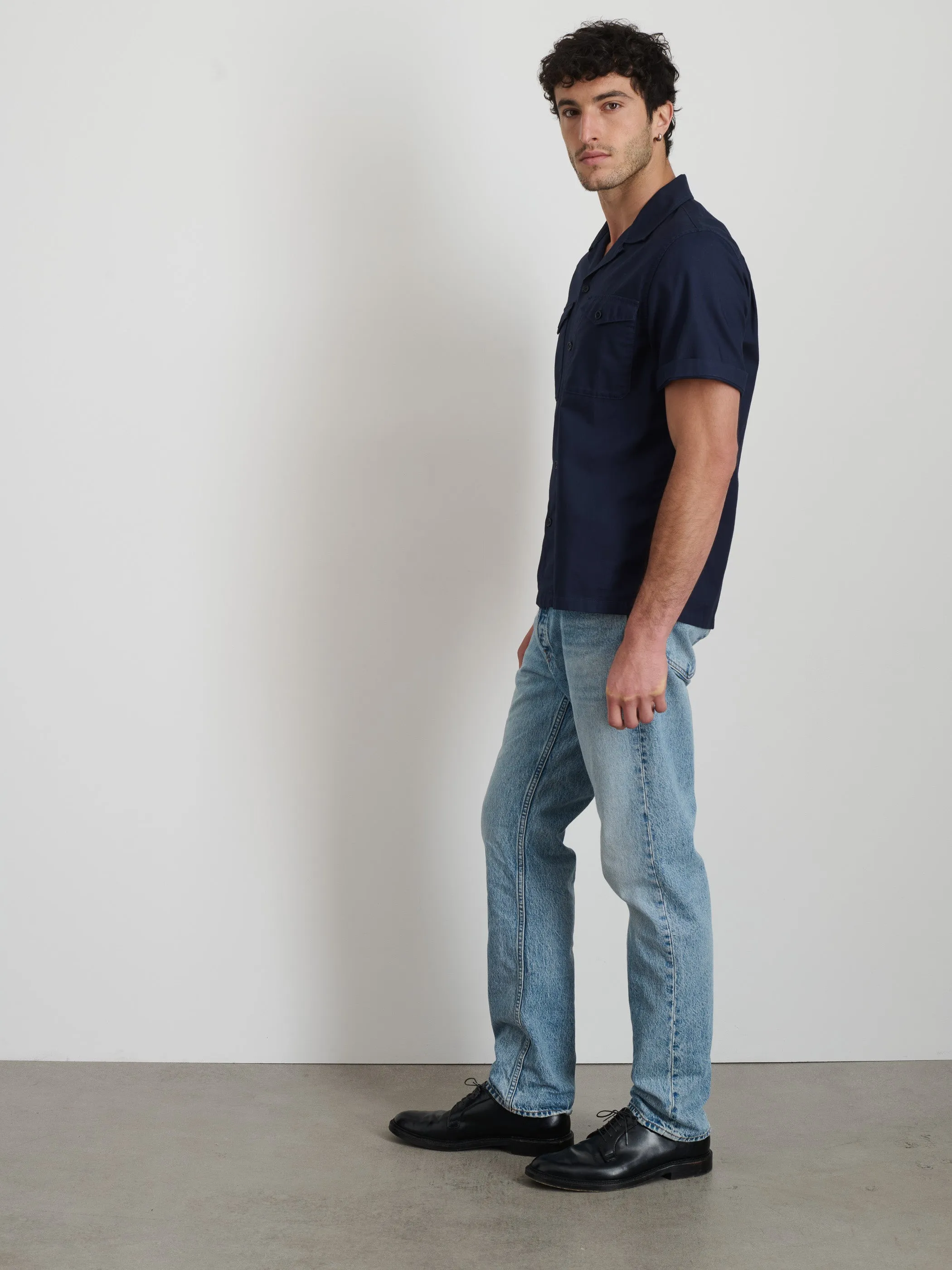Utility Camp Shirt In Lightweight Twill sold by Alex Mill product image thumbnail 4