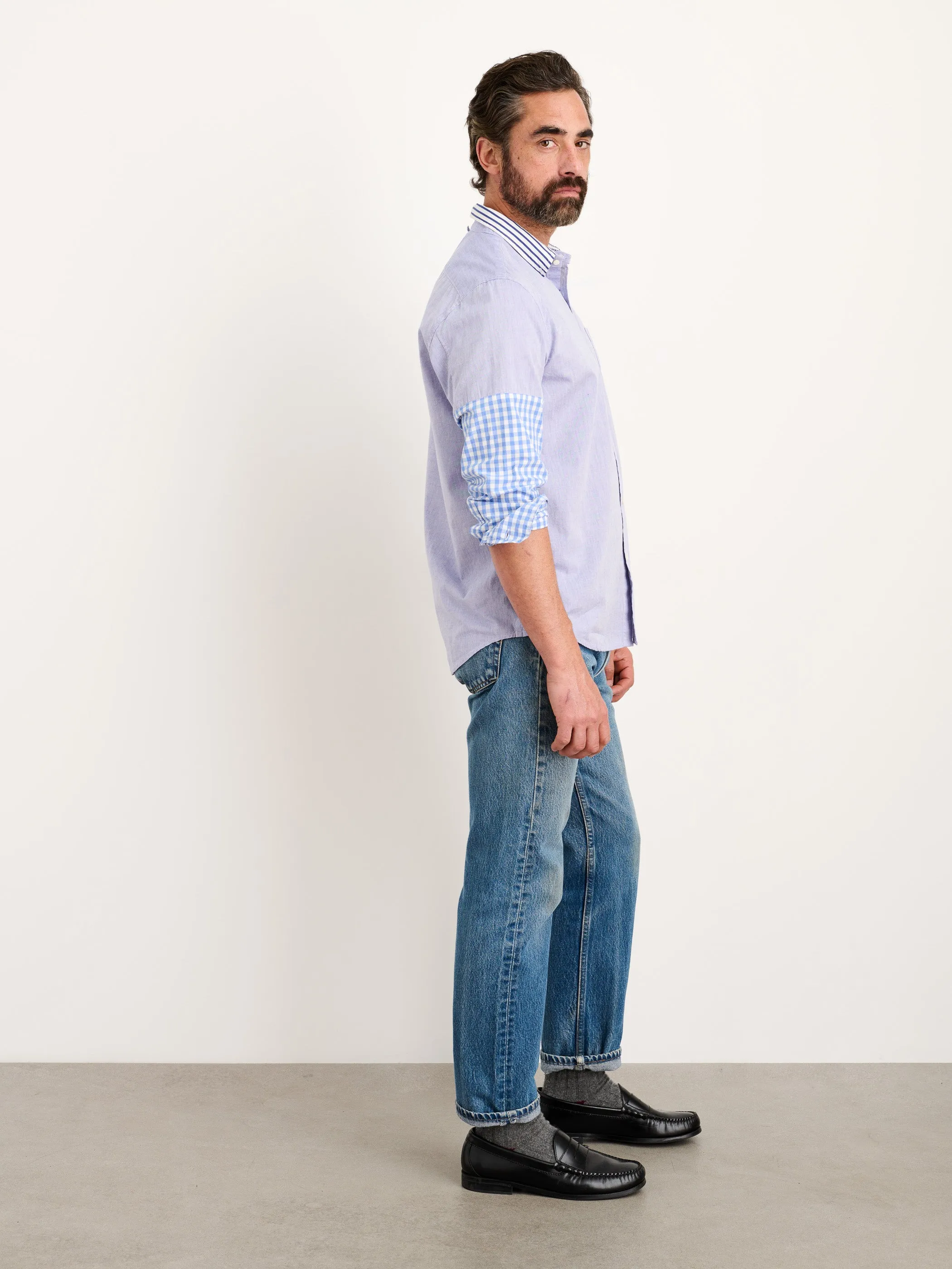 Rework Mill Shirt with Vintage Sleeve sold by Alex Mill product image thumbnail 5