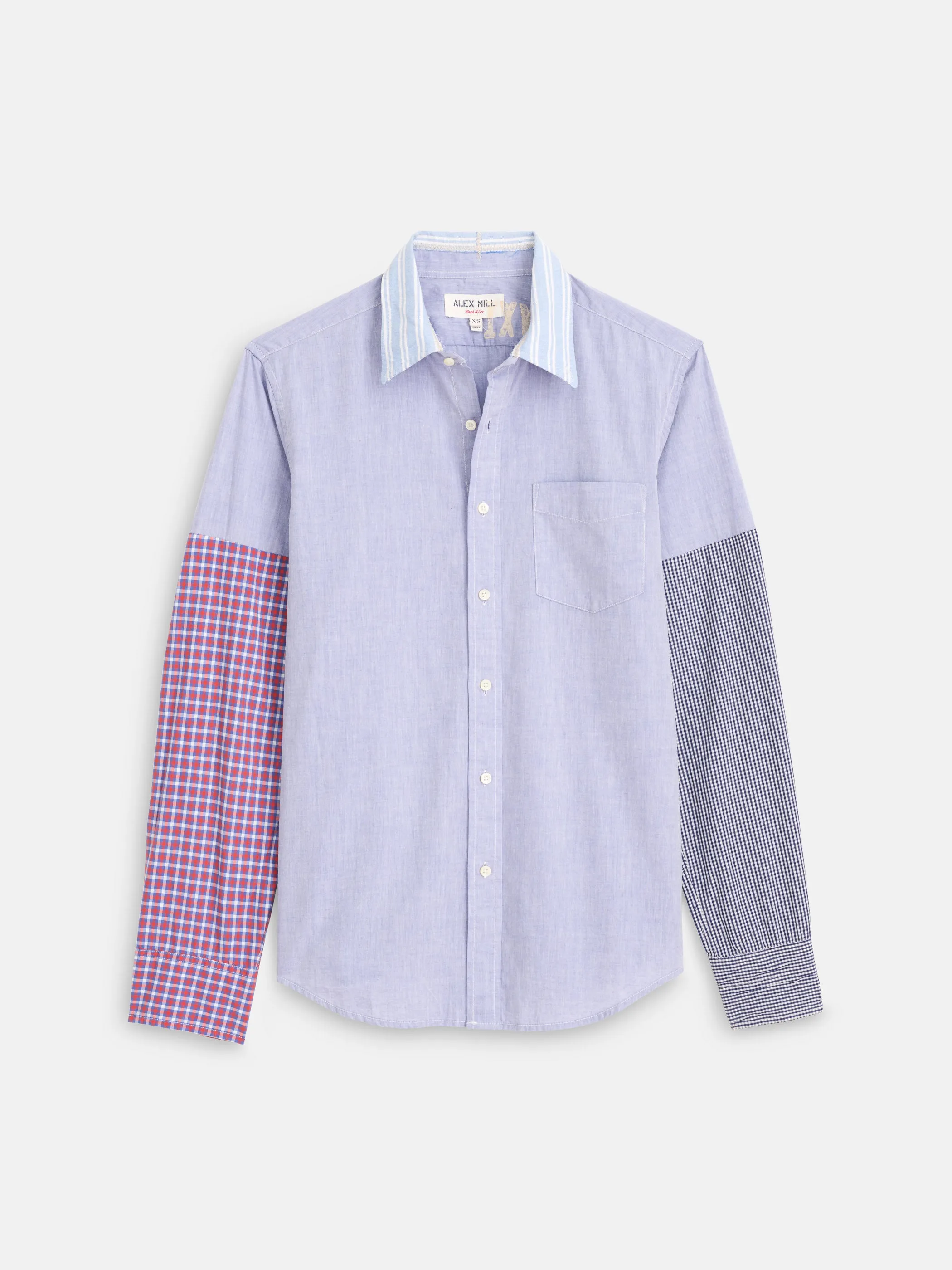 Rework Mill Shirt with Vintage Sleeve sold by Alex Mill