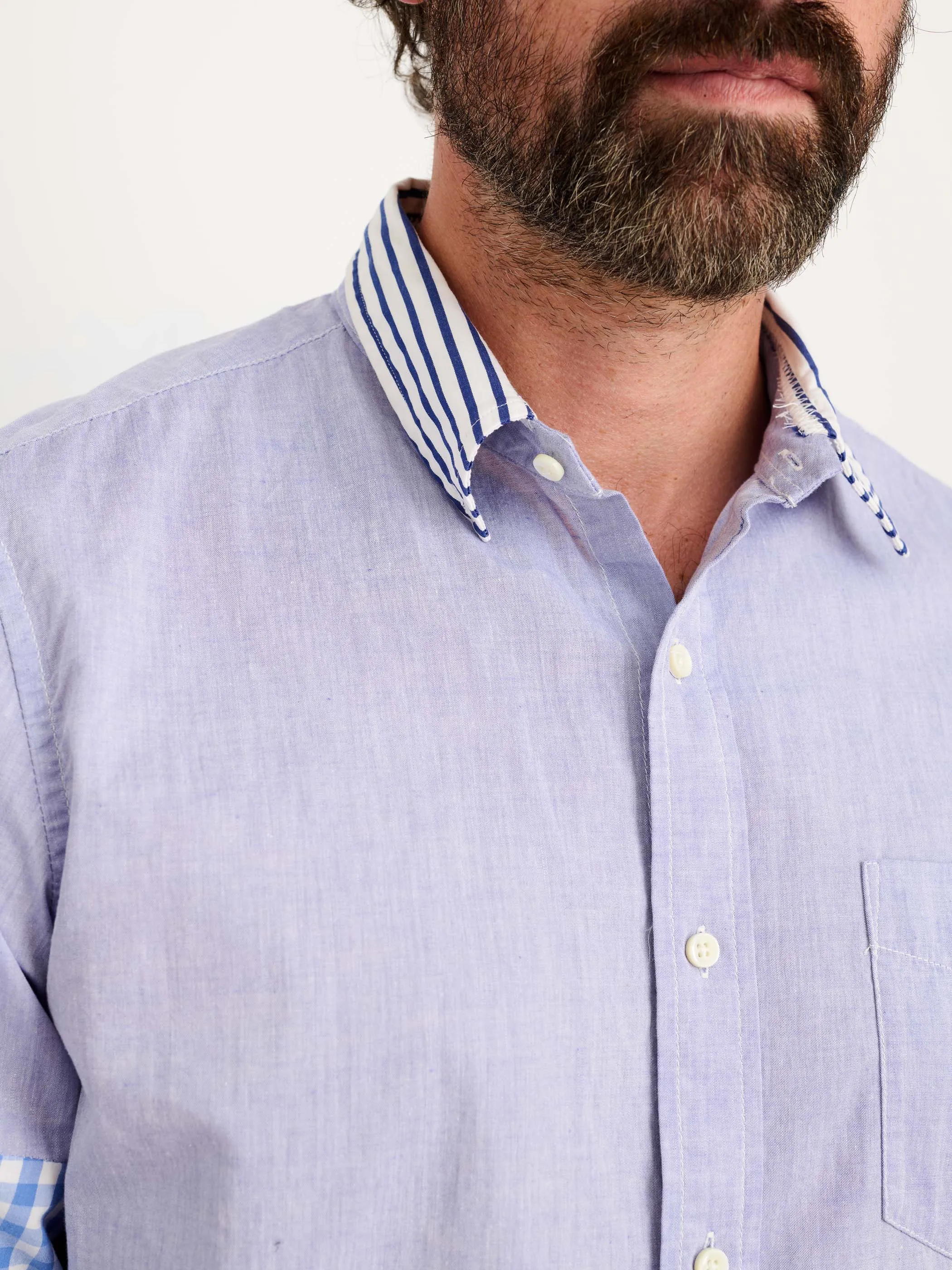 Rework Mill Shirt with Vintage Sleeve sold by Alex Mill product image thumbnail 4