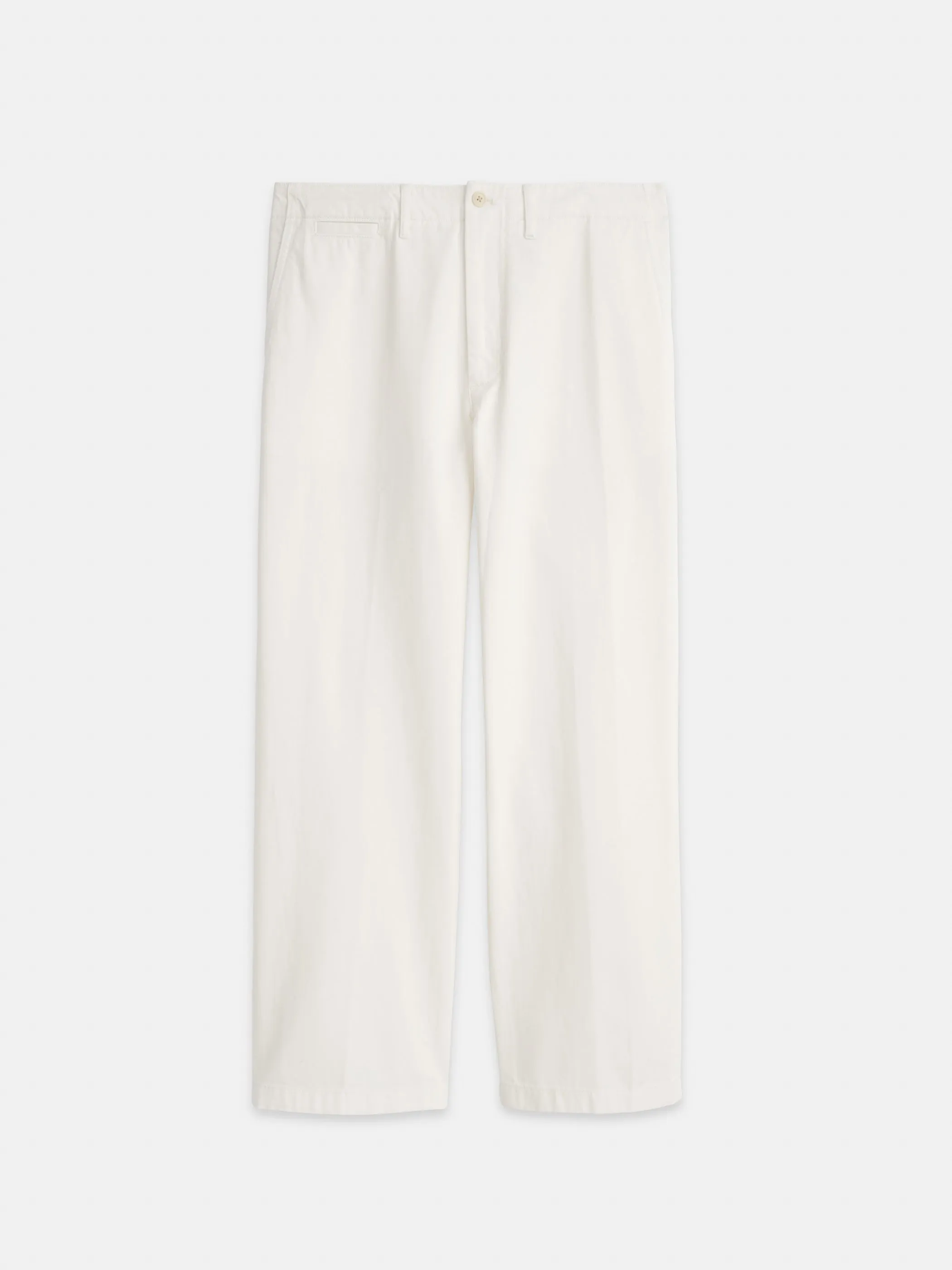 Long Inseam Straight Leg Pant in Vintage Washed Chino sold by Alex Mill