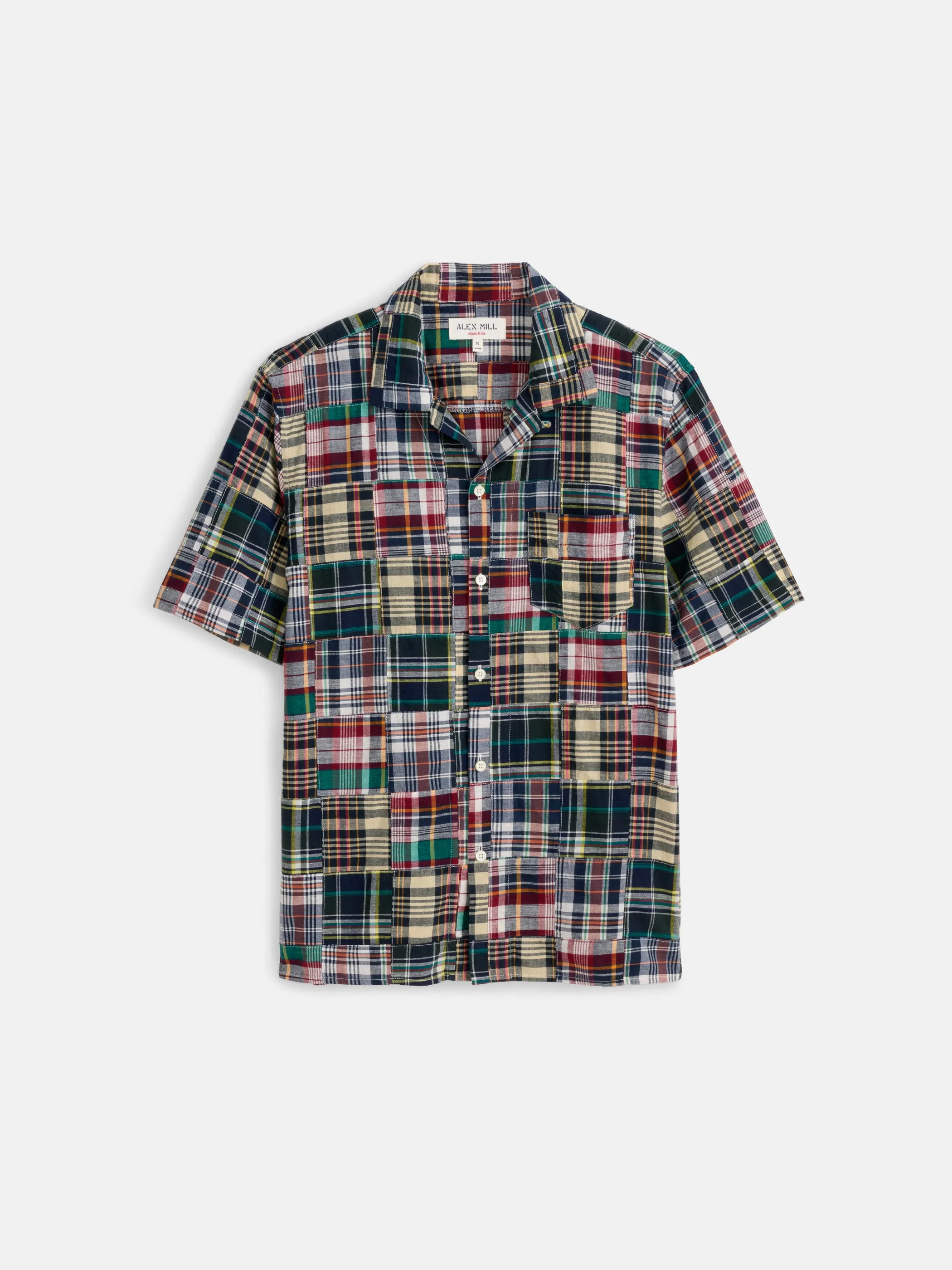 Camp Shirt In Madras sold by Alex Mill