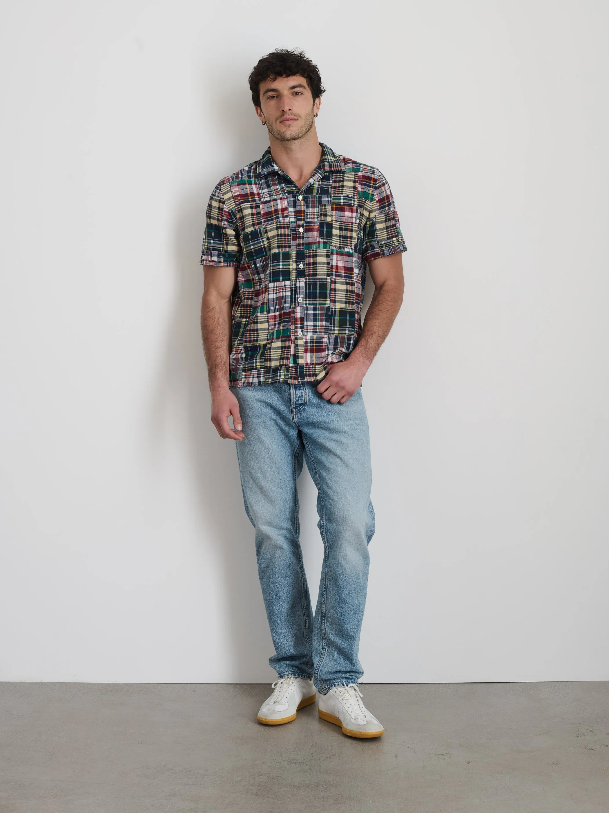 Camp Shirt In Madras sold by Alex Mill product image thumbnail 3