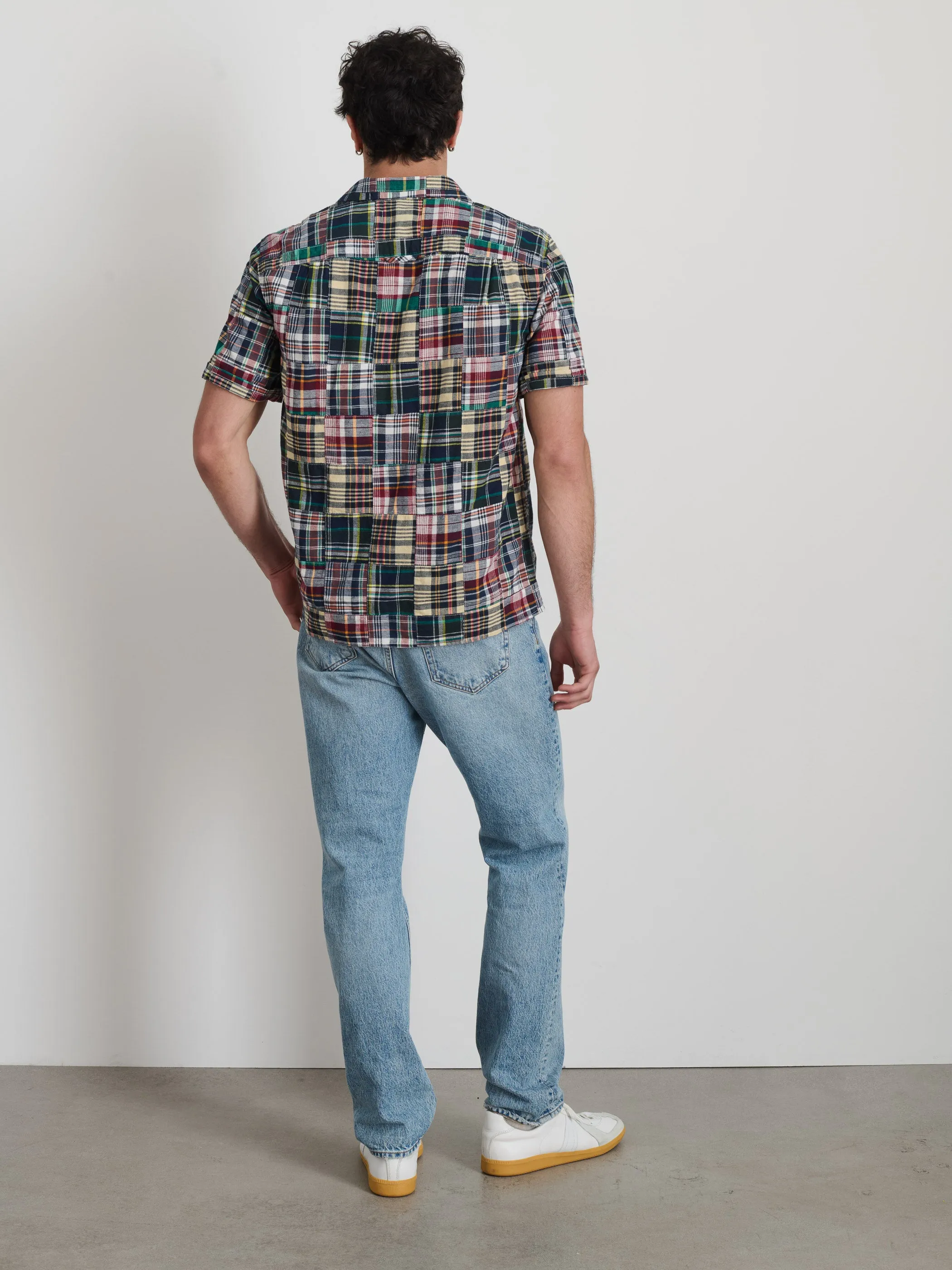 Camp Shirt In Madras sold by Alex Mill product image thumbnail 5