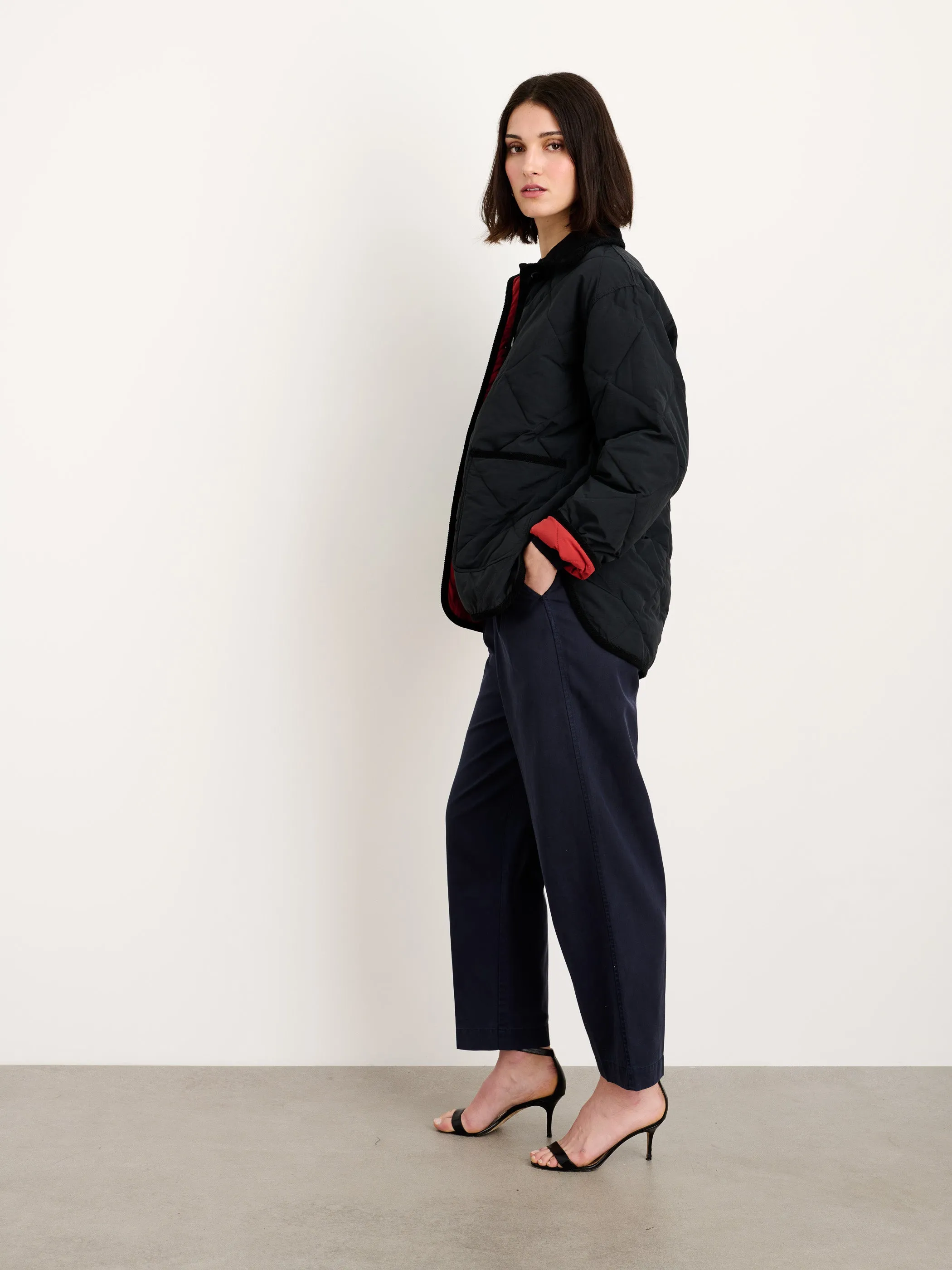Keaton Double Pleat Pant in Twill sold by Alex Mill product image thumbnail 4