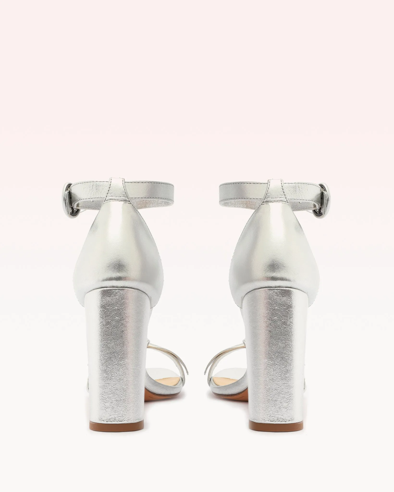 Clarita Ankle Strap Curve 90 Silver sold by Alexandre Birman product image thumbnail 4