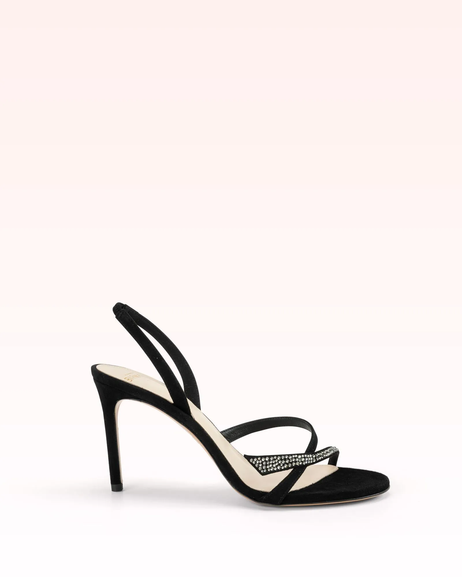 Tita Crystals 85 Suede Black sold by Alexandre Birman