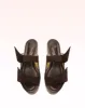 Asymmetric Clarita Brown Clog sold by Alexandre Birman