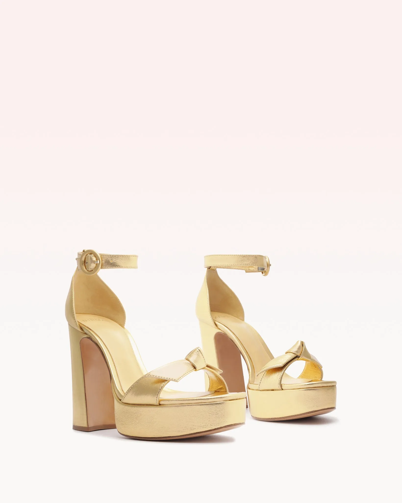 Clarita Ankle Strap Curve 120 Oro sold by Alexandre Birman product image thumbnail 2