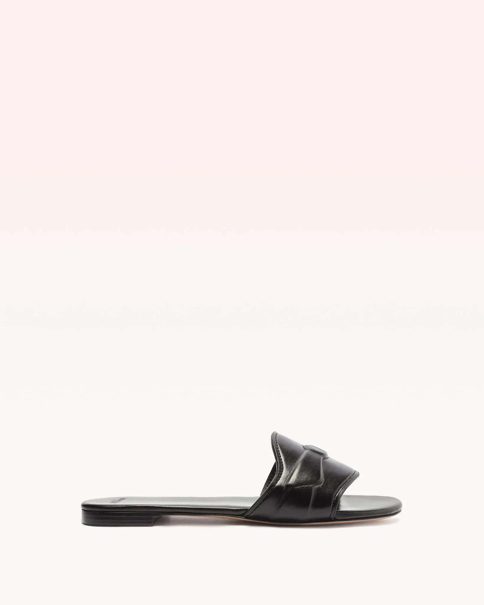 Padded Clarita Slide Black sold by Alexandre Birman