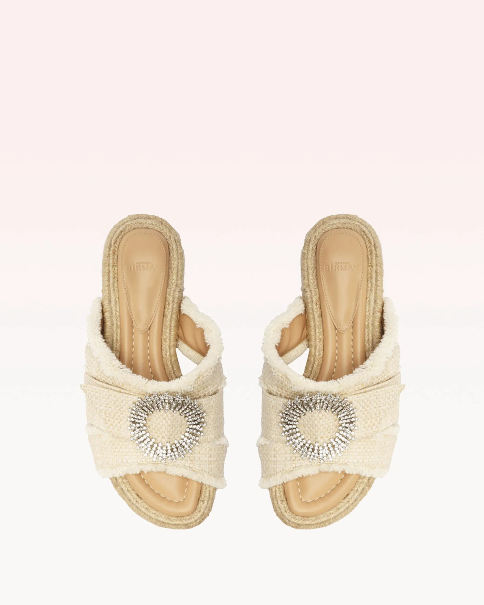 Madelina Flat Raffia Natural sold by Alexandre Birman product image thumbnail 3
