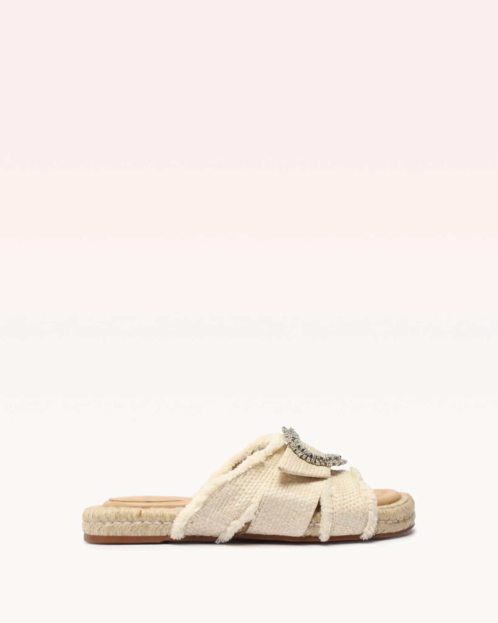 Madelina Flat Raffia Natural sold by Alexandre Birman