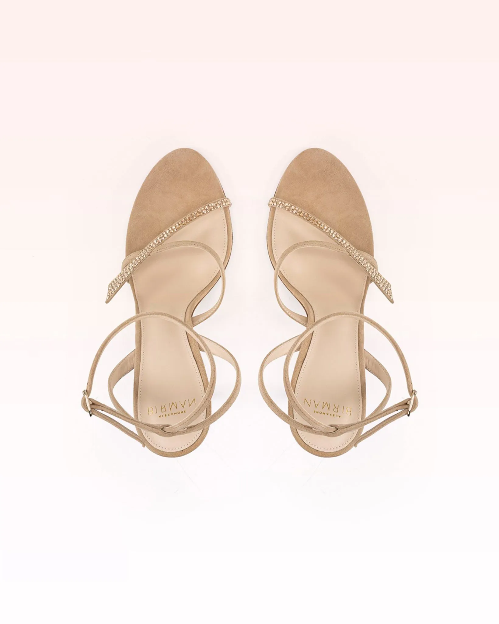 Tita Crystals 100 Suede Semolina sold by Alexandre Birman product image thumbnail 5