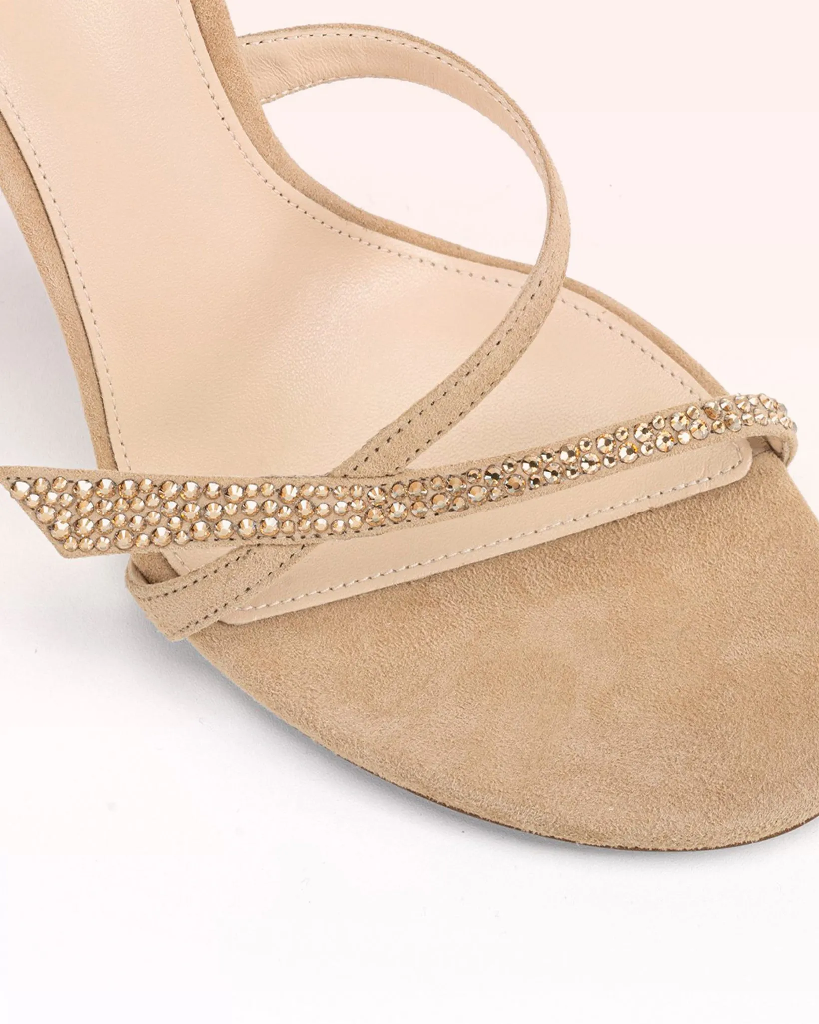 Tita Crystals 100 Suede Semolina sold by Alexandre Birman product image thumbnail 3
