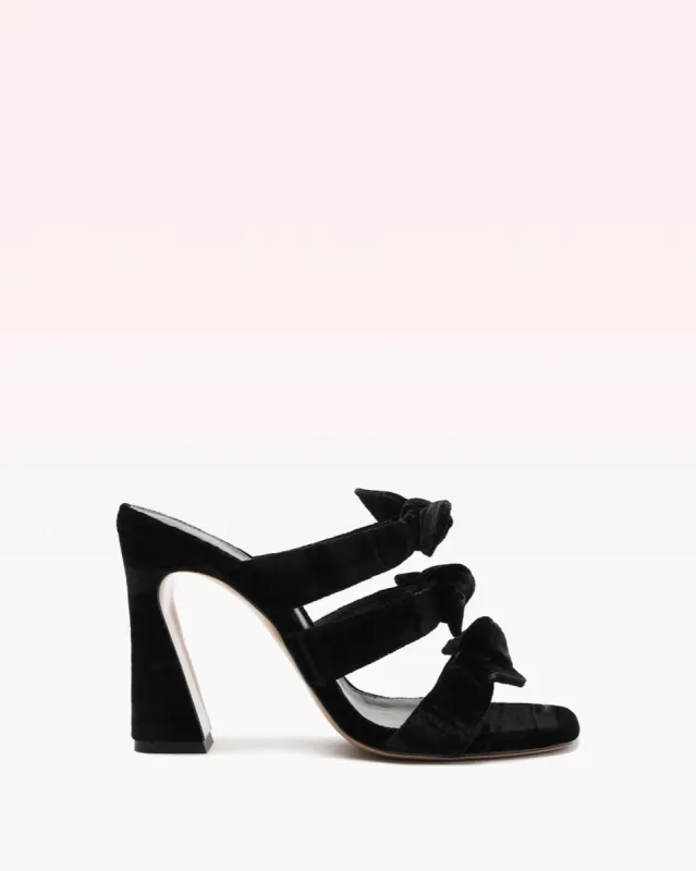 Lolita Square 90 Velvet Black sold by Alexandre Birman
