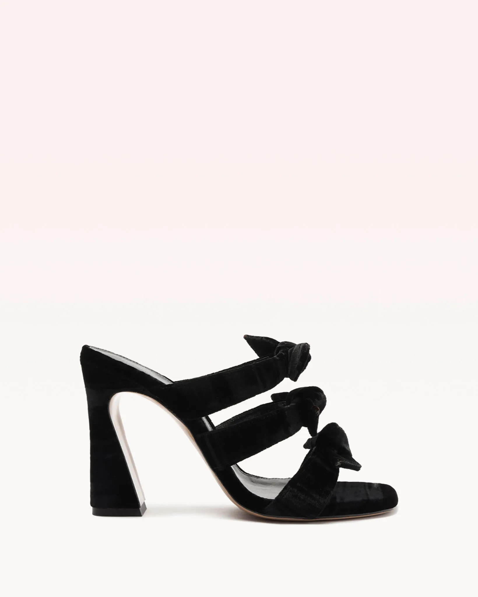 Lolita Square 90 Velvet Black sold by Alexandre Birman