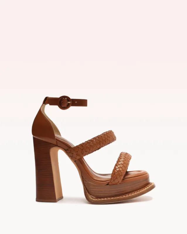 Alessia Platform 120 Cuoio made by Alexandre Birman