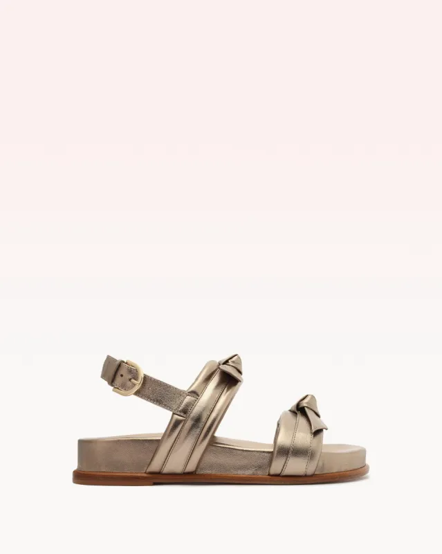 Soft Clarita Sport Sandal Metallic Luna sold by Alexandre Birman