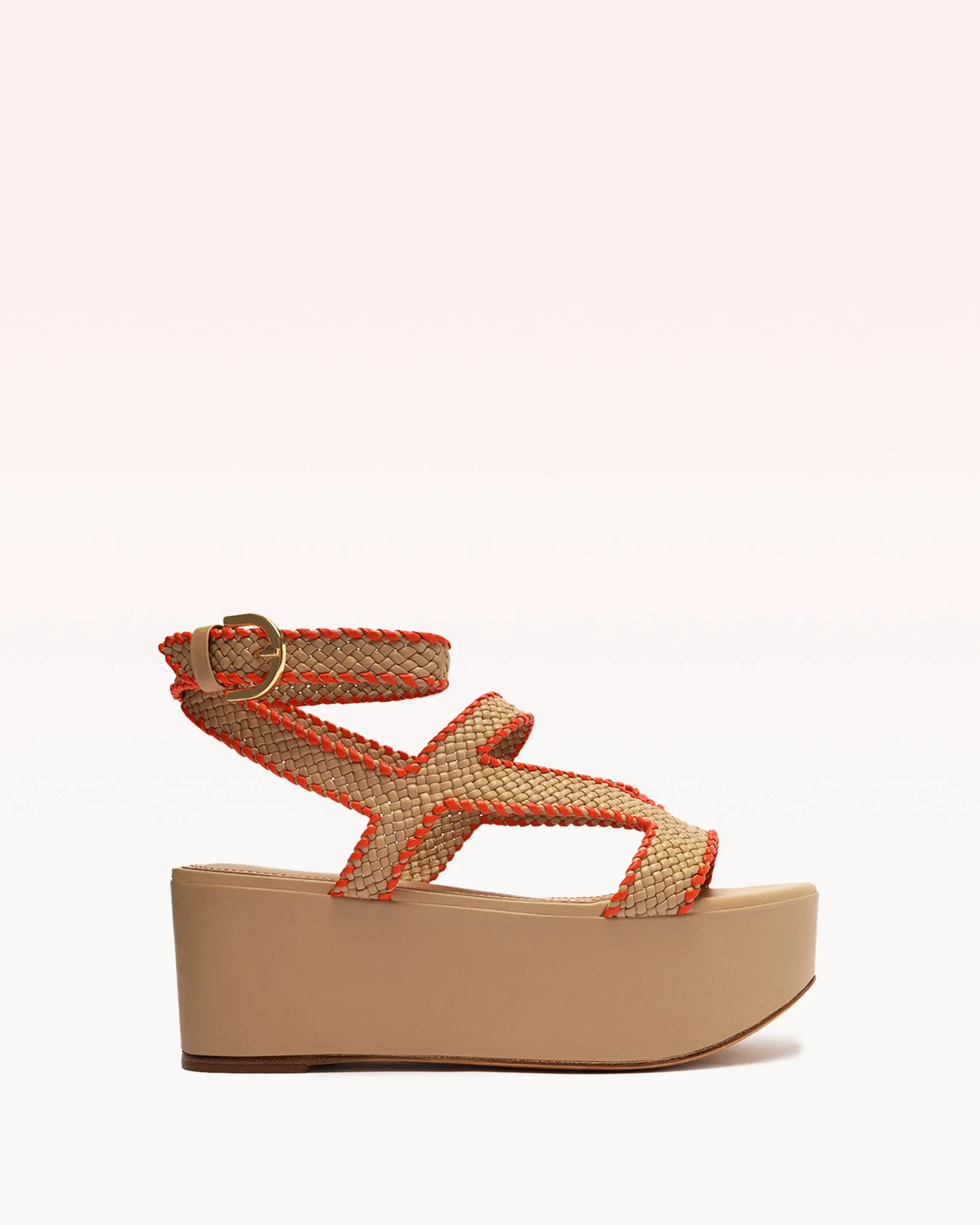 Giorgia Flatform Nude & Mimosa sold by Alexandre Birman