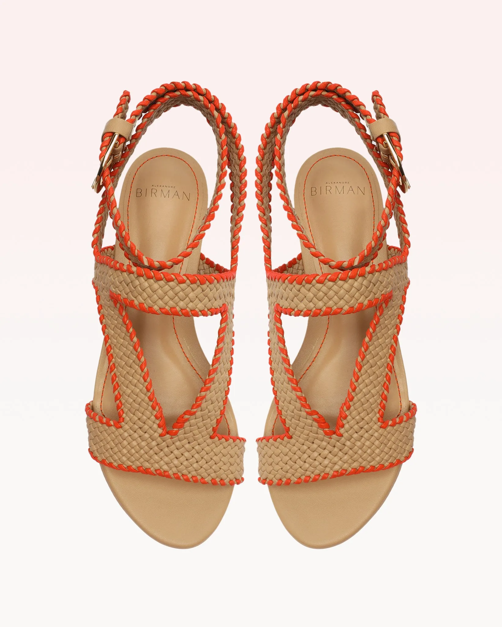 Giorgia Flatform Nude & Mimosa sold by Alexandre Birman product image thumbnail 3