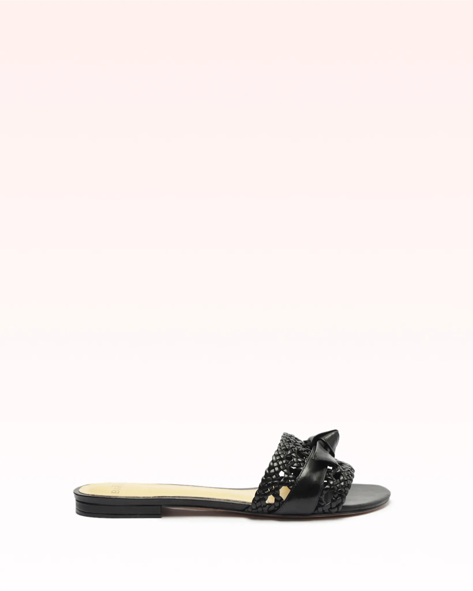 Clarita Basketry Flat Black sold by Alexandre Birman