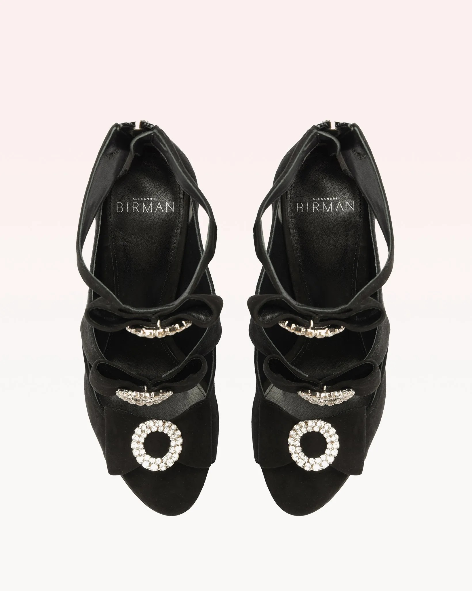 Kylie 100 Suede & Crystal Black sold by Alexandre Birman product image thumbnail 4