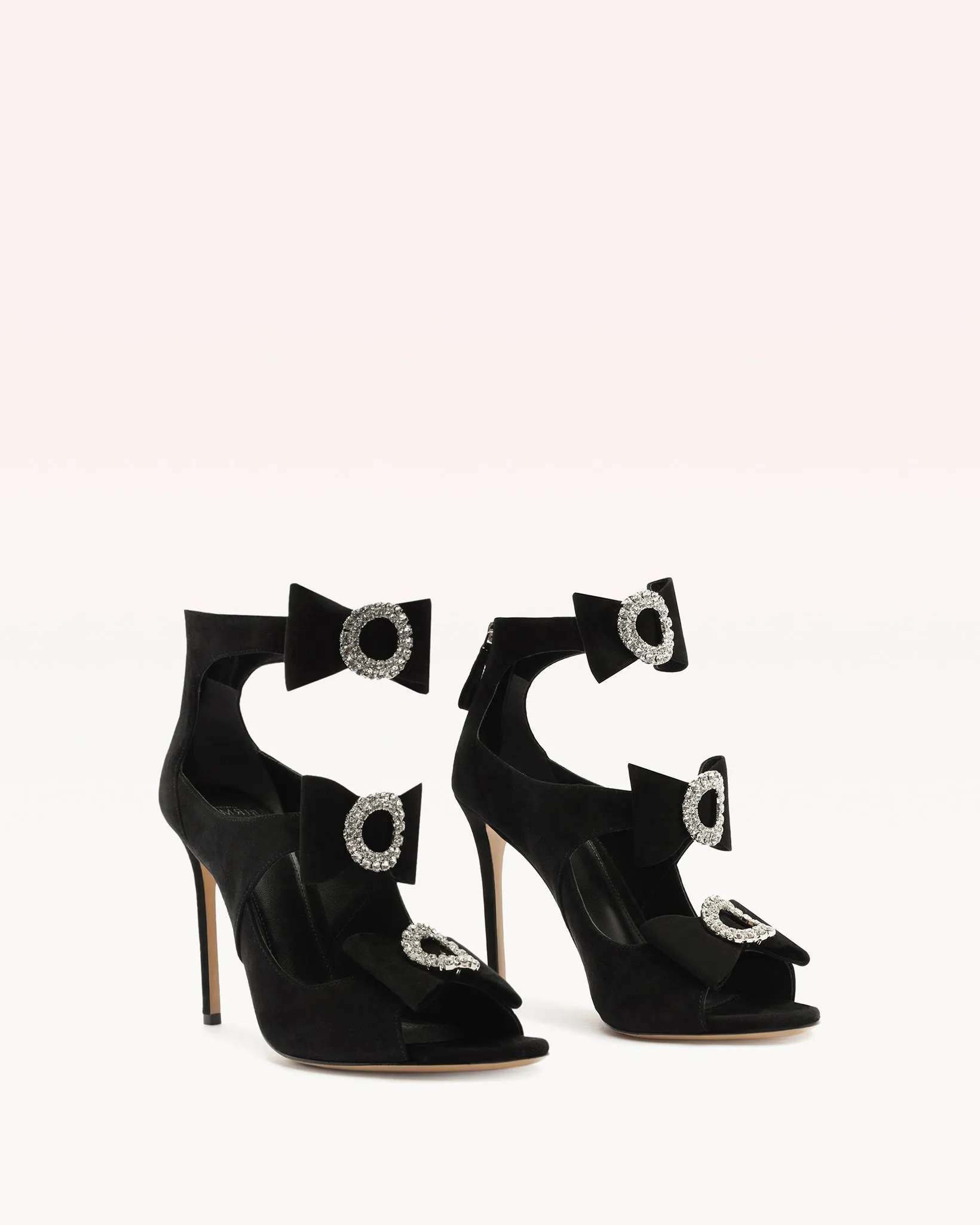 Kylie 100 Suede & Crystal Black sold by Alexandre Birman product image thumbnail 2