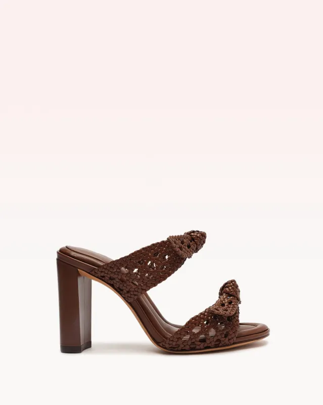 Clarita Intreccio 90 Doppia Soletta Rum sold by Alexandre Birman