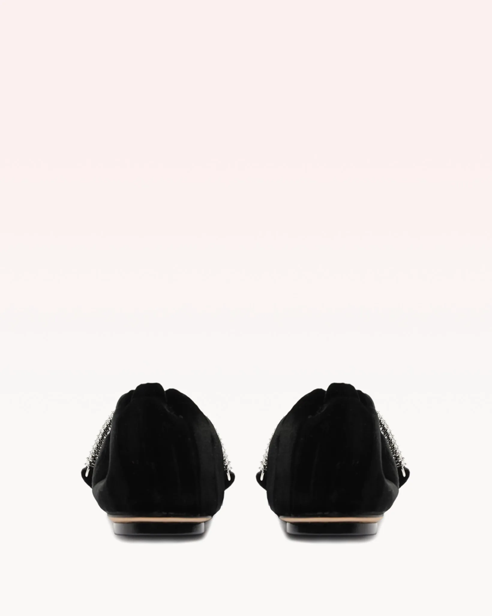 Camila Ballerina Velvet Flat Black sold by Alexandre Birman product image thumbnail 4