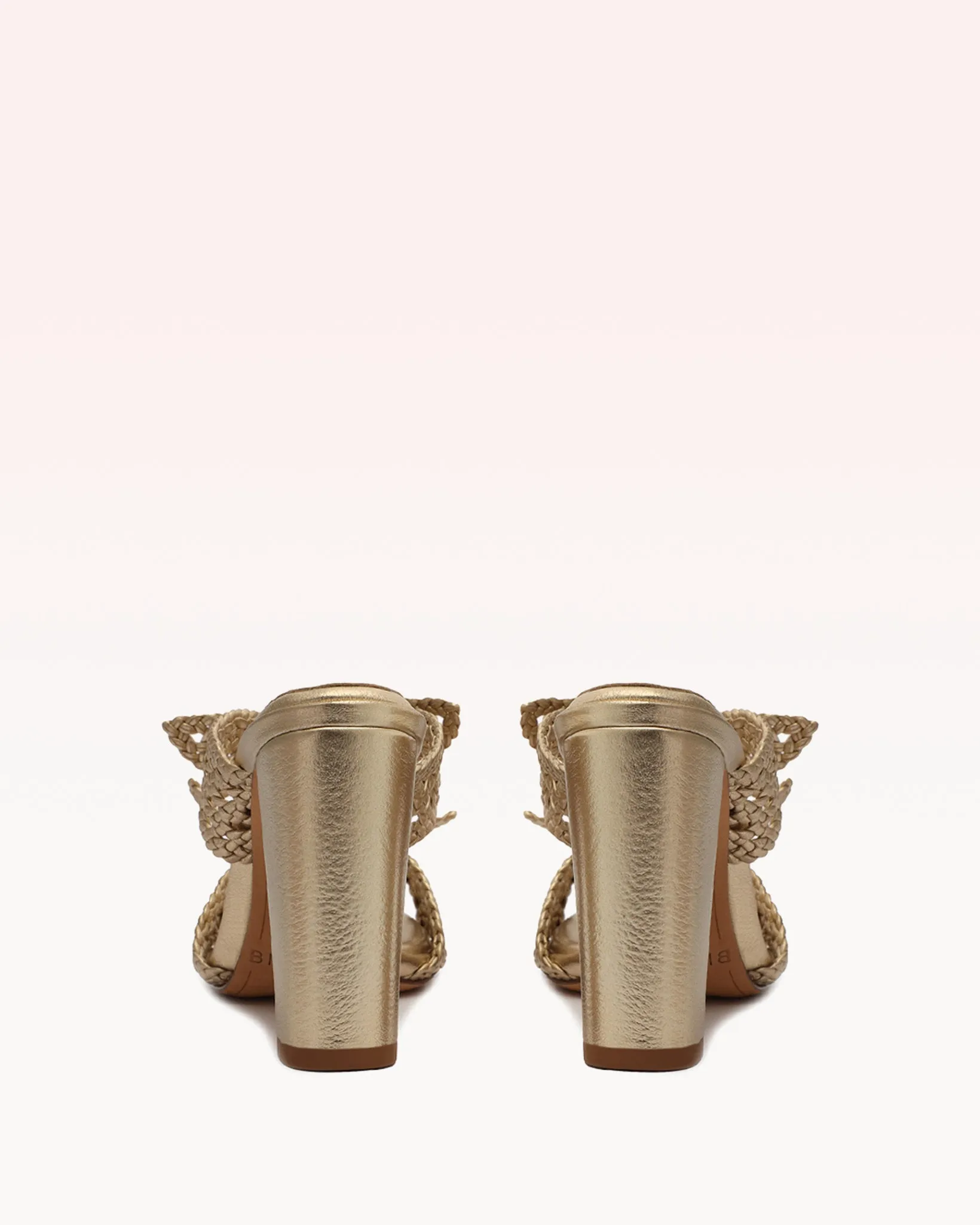 Clarita Intreccio 90 Doppia Soletta Gold sold by Alexandre Birman product image thumbnail 5