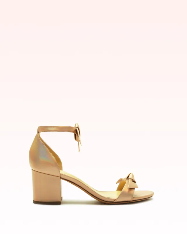 Clarita Block 60 Metallic Champagne sold by Alexandre Birman