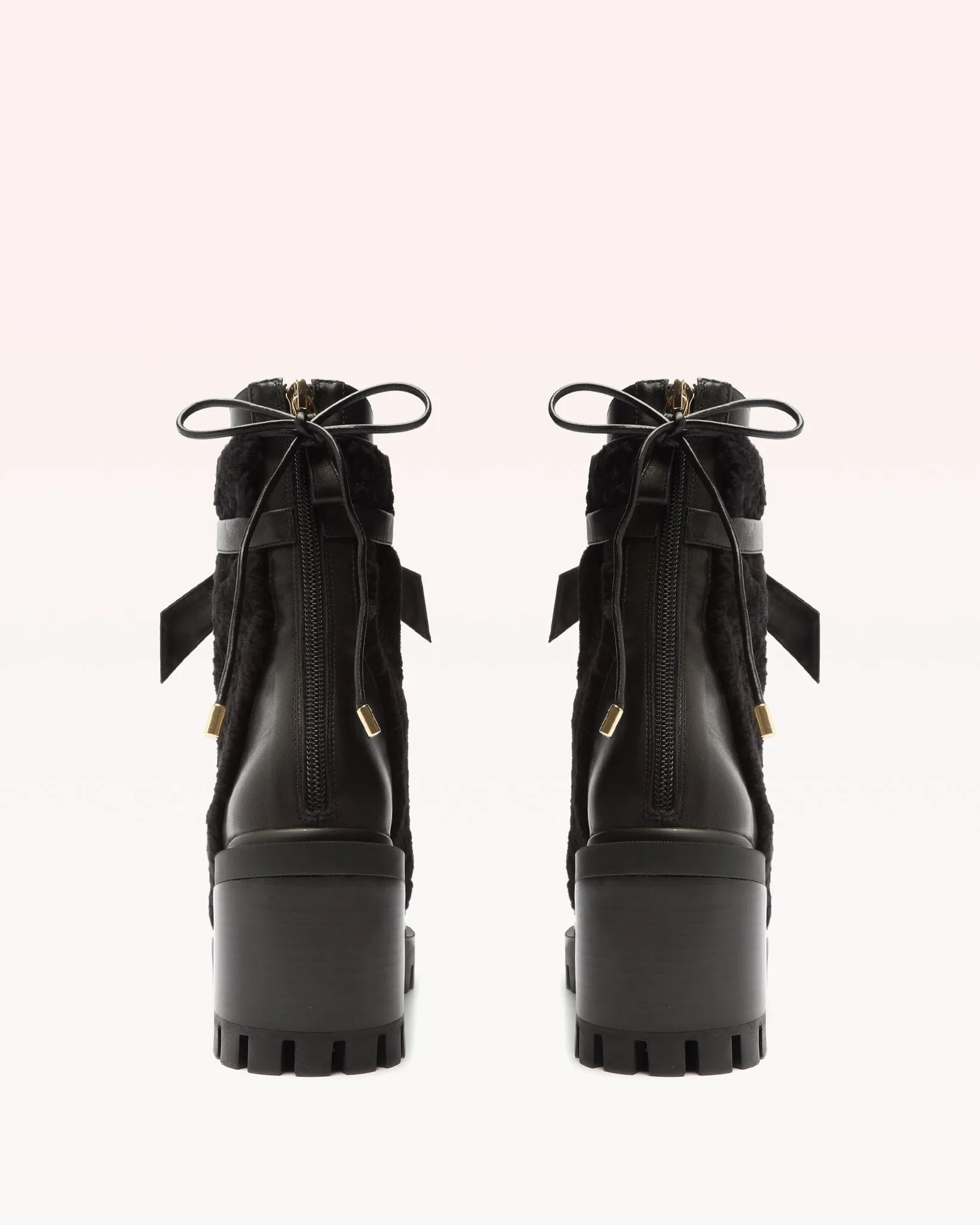 Shearling Clarita Combat Bootie 65 Black sold by Alexandre Birman product image thumbnail 5