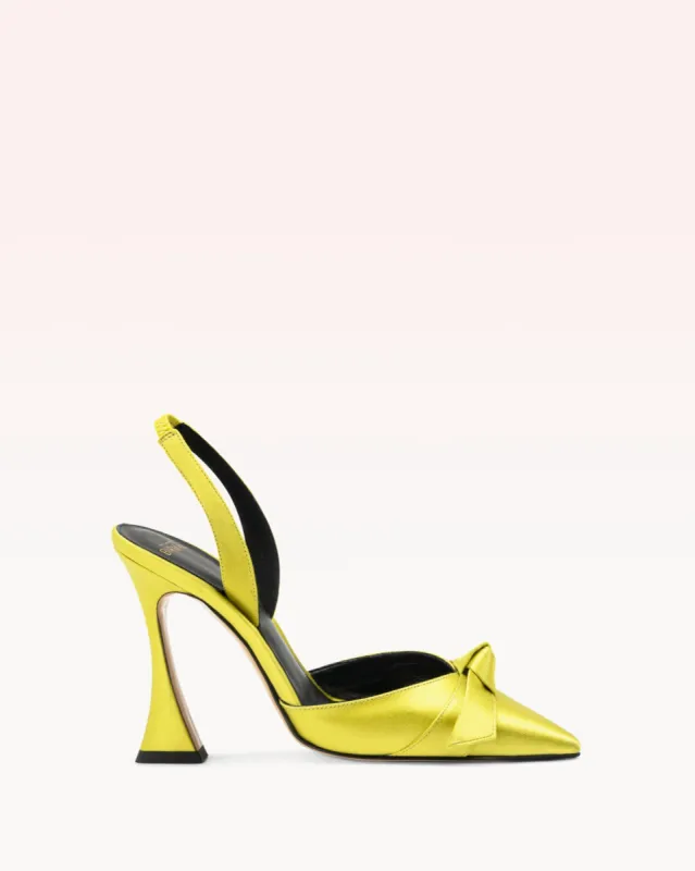 Clarita Bell Slingback 100 Lime sold by Alexandre Birman