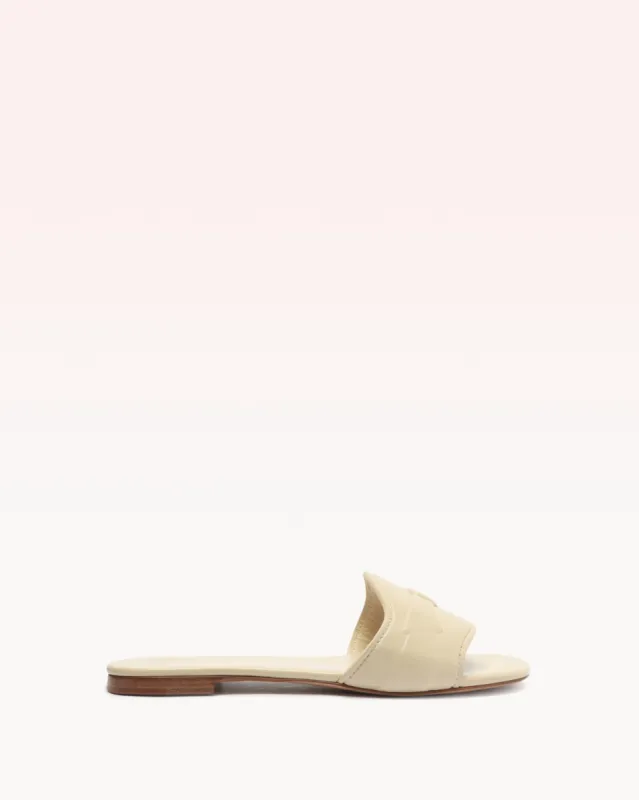 Padded Clarita Slide Dove sold by Alexandre Birman