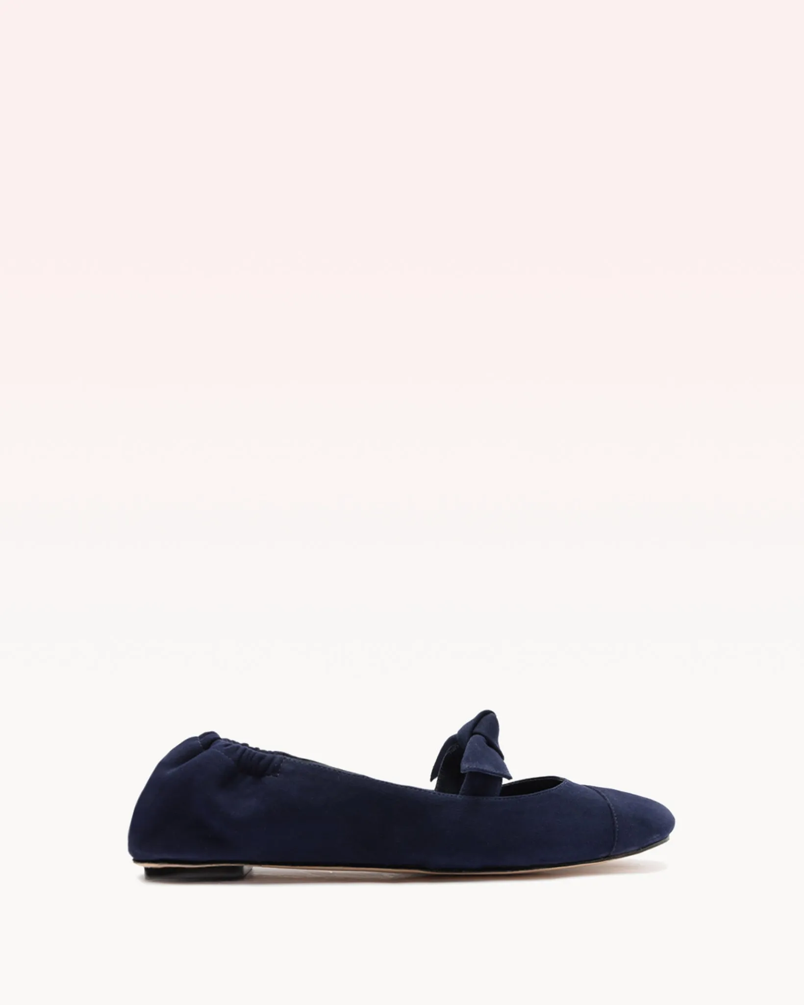 Clarita Ballerina Suede Flat Oceana sold by Alexandre Birman