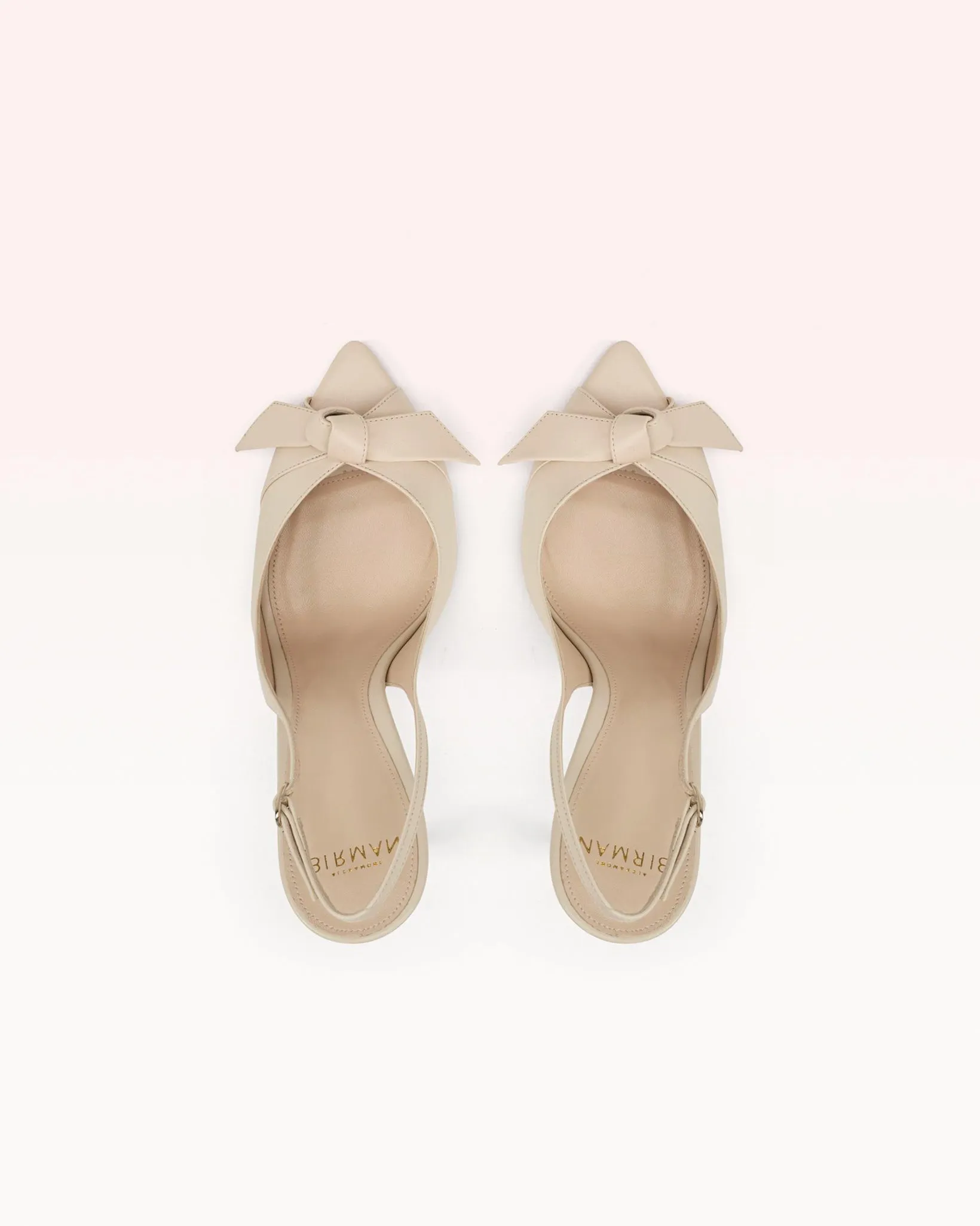 Clarita Peep Toe 100 Dove sold by Alexandre Birman product image thumbnail 5